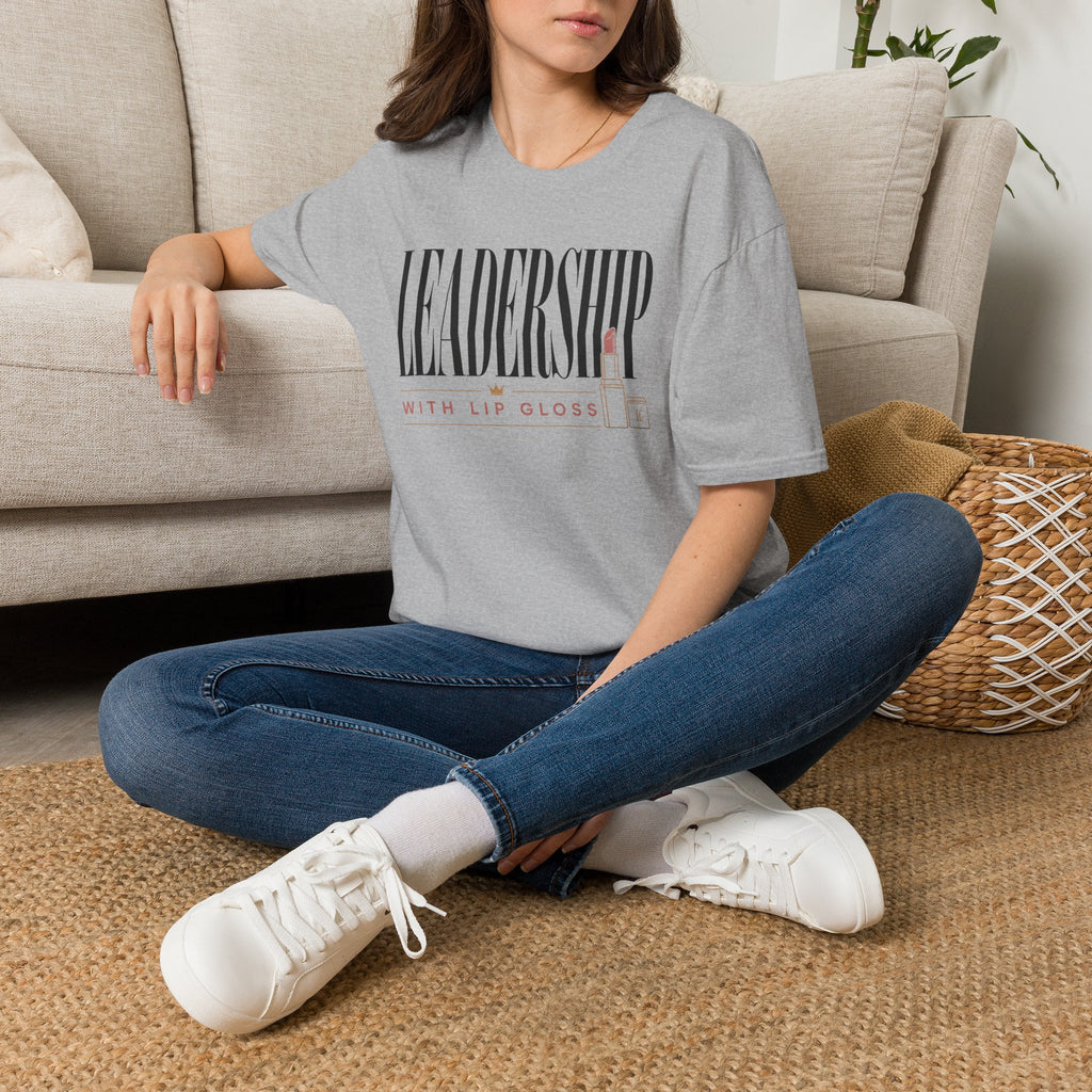 Leadership with Lip Gloss - T-Shirt