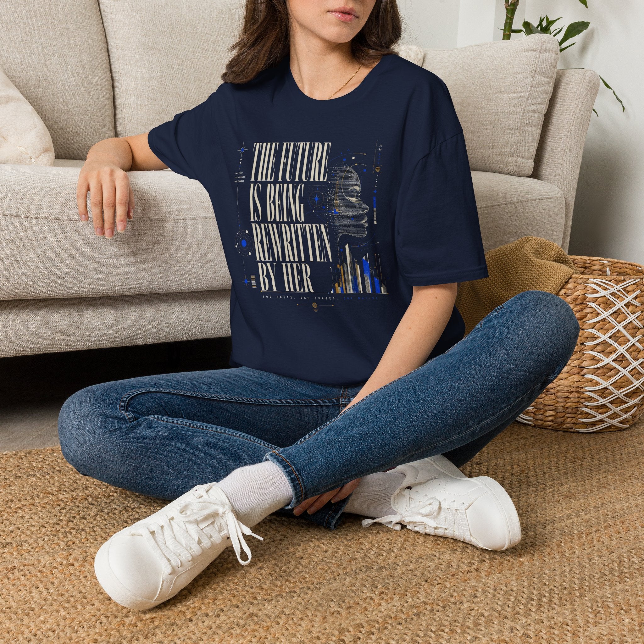 The Future is Being Rewritten By Her - T-Shirt