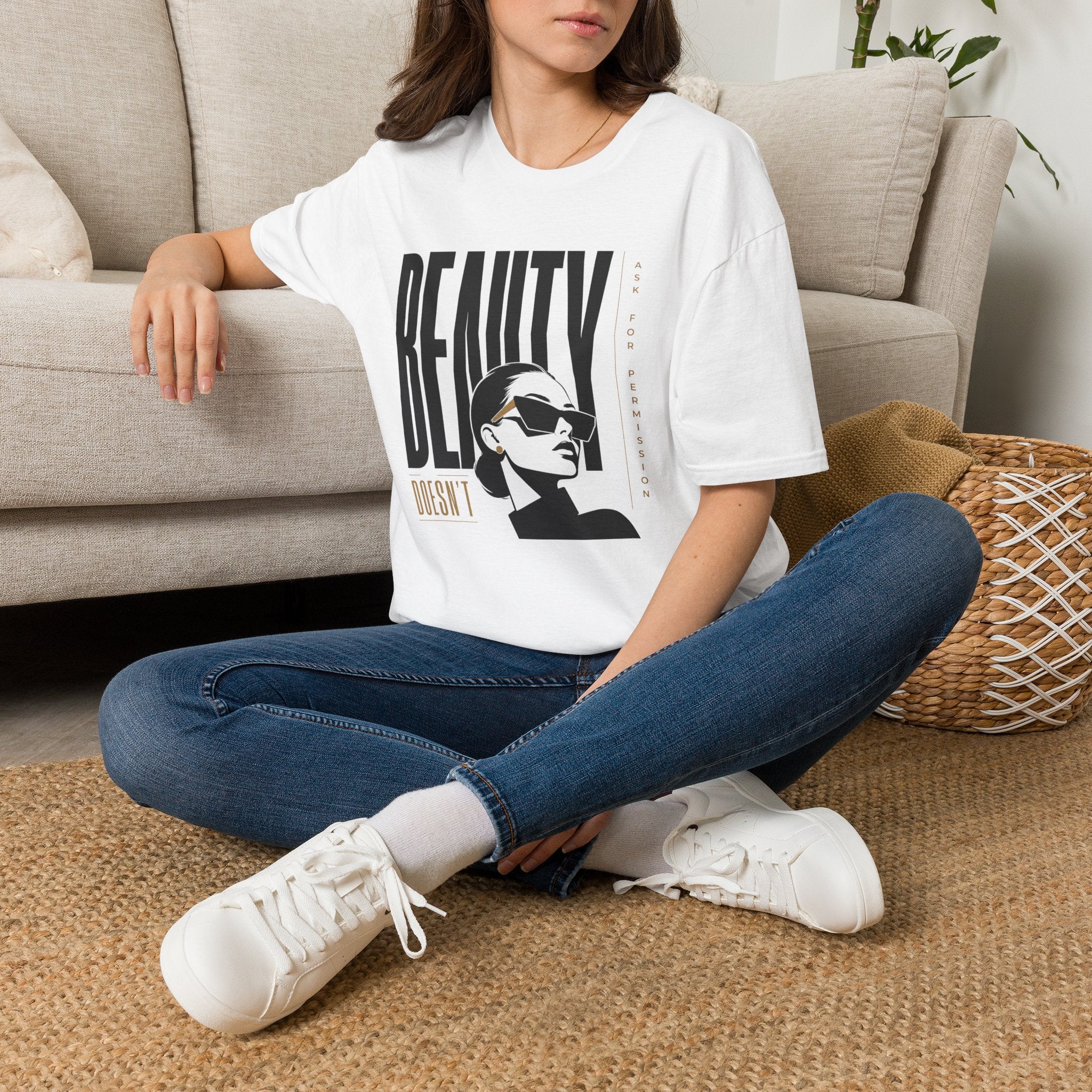 Beauty Doesn't Ask for Permission - T-Shirt