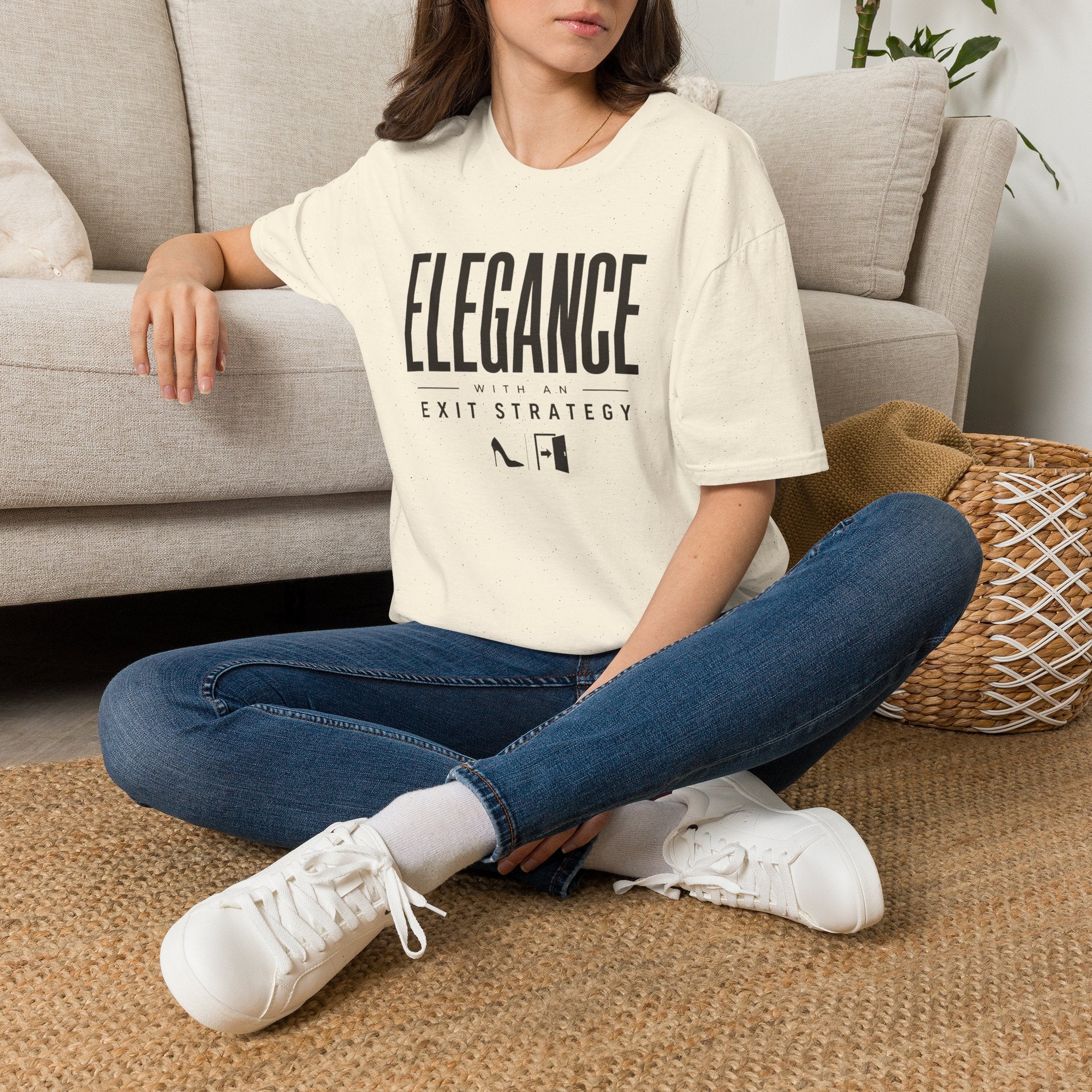 Elegance With an Exit Strategy - T-Shirt