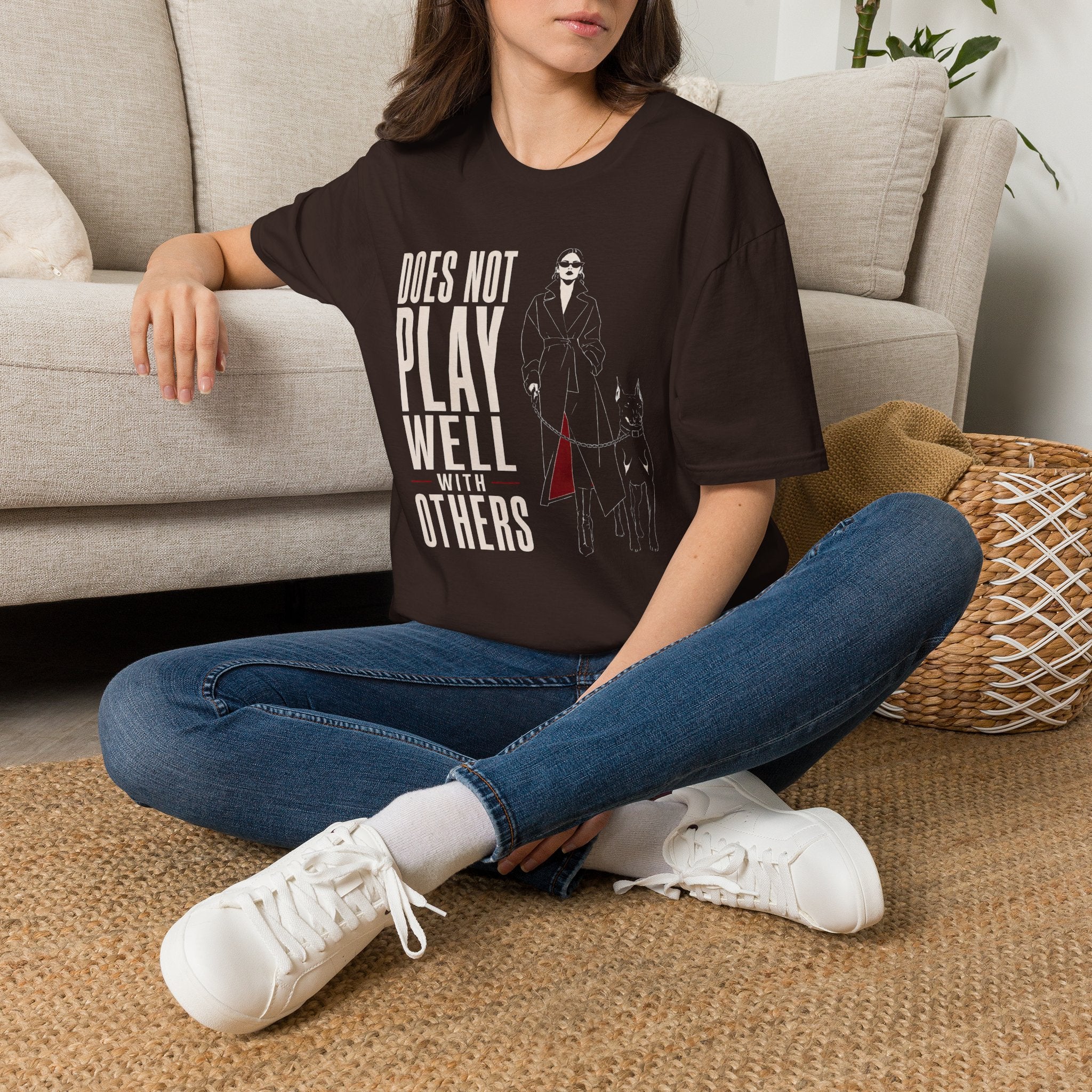 Does Not Play Well With Others - T-Shirt