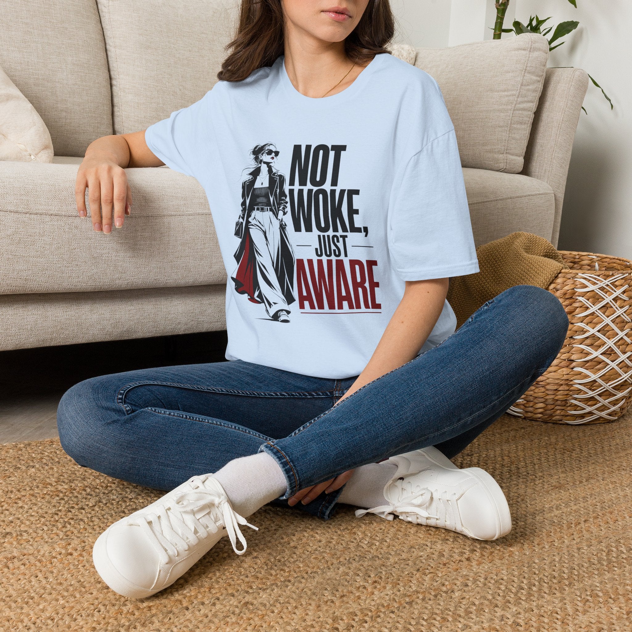 Not Woke, Just Aware - T-Shirt