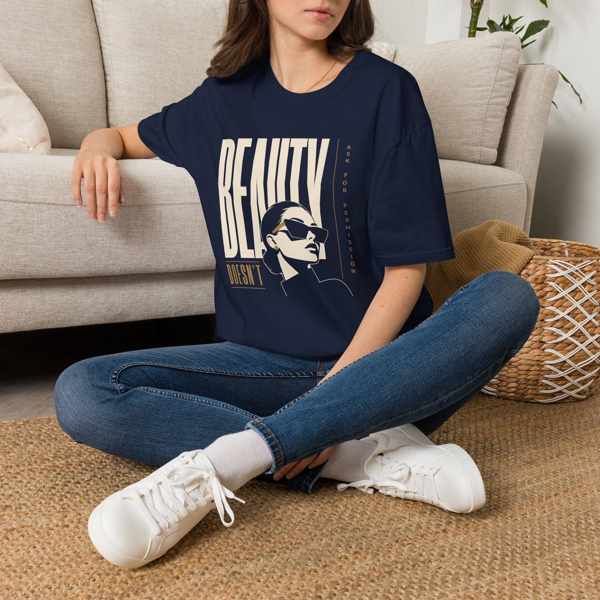 Beauty Doesn't Ask for Permission - T-Shirt