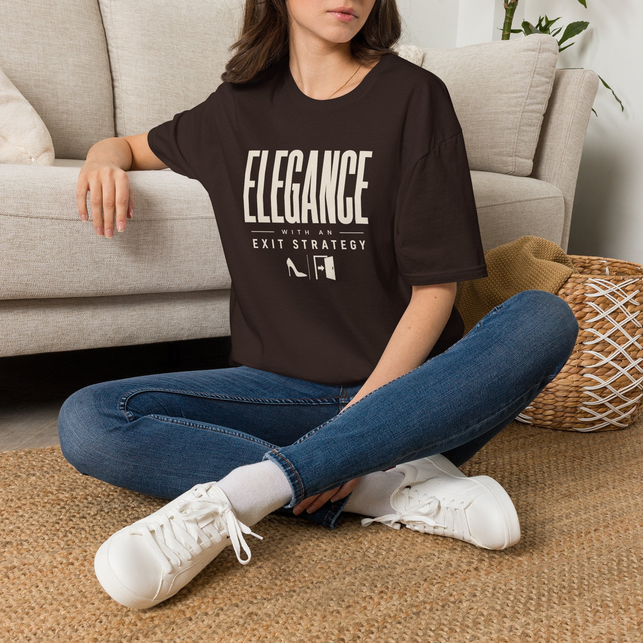 Elegance With an Exit Strategy - T-Shirt
