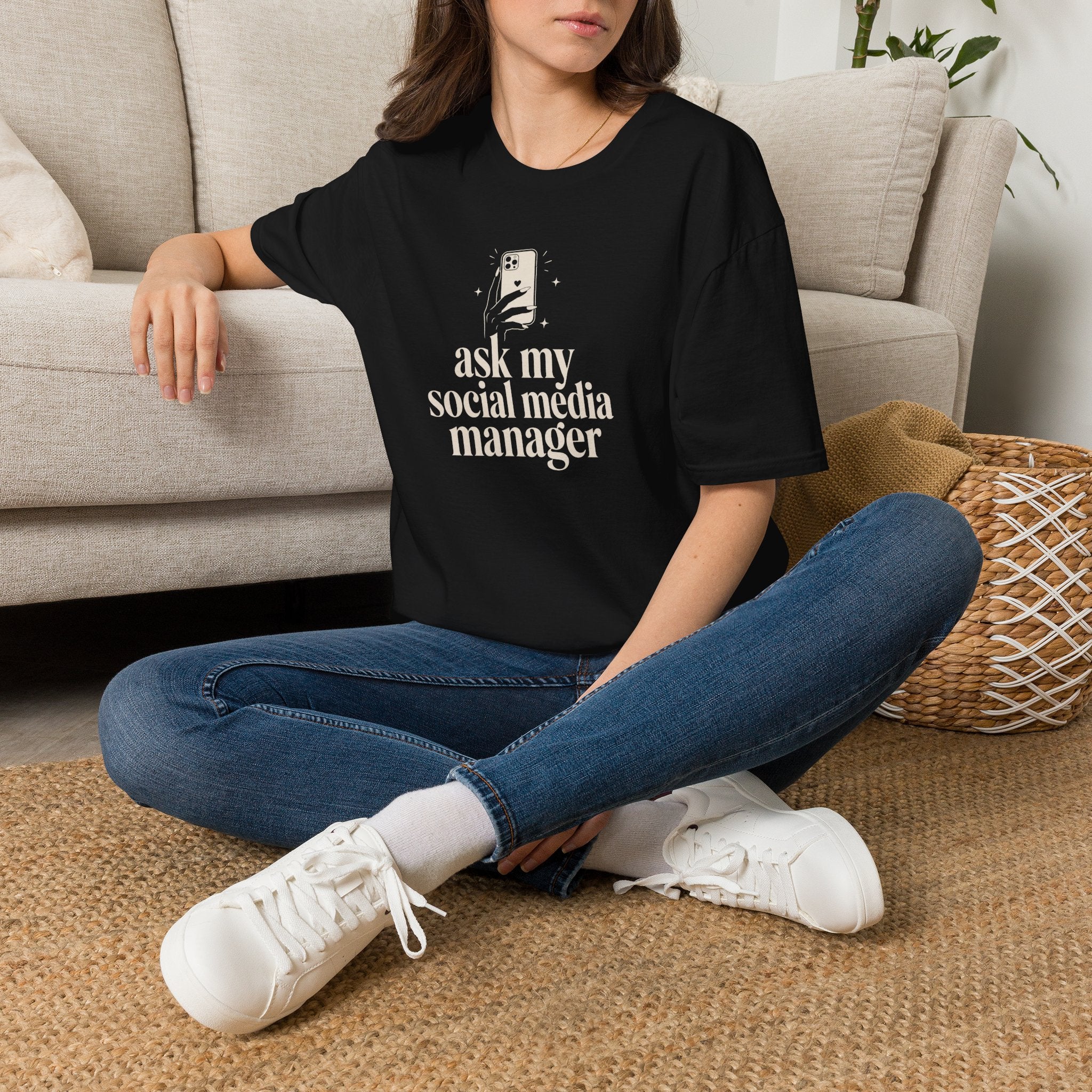 Ask My Social Media Manager - T-Shirt