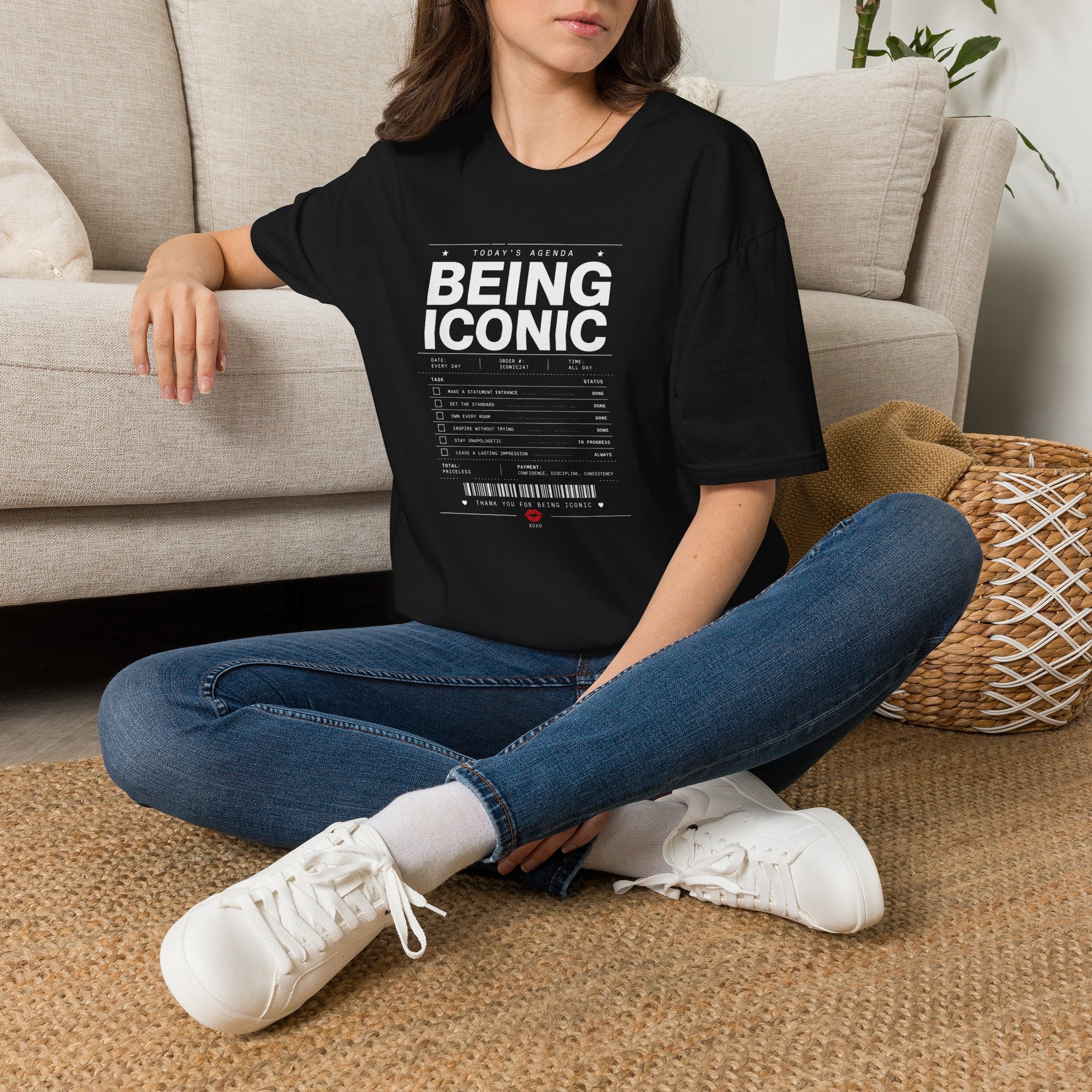 Todays Agenda - Being Iconic - T-Shirt