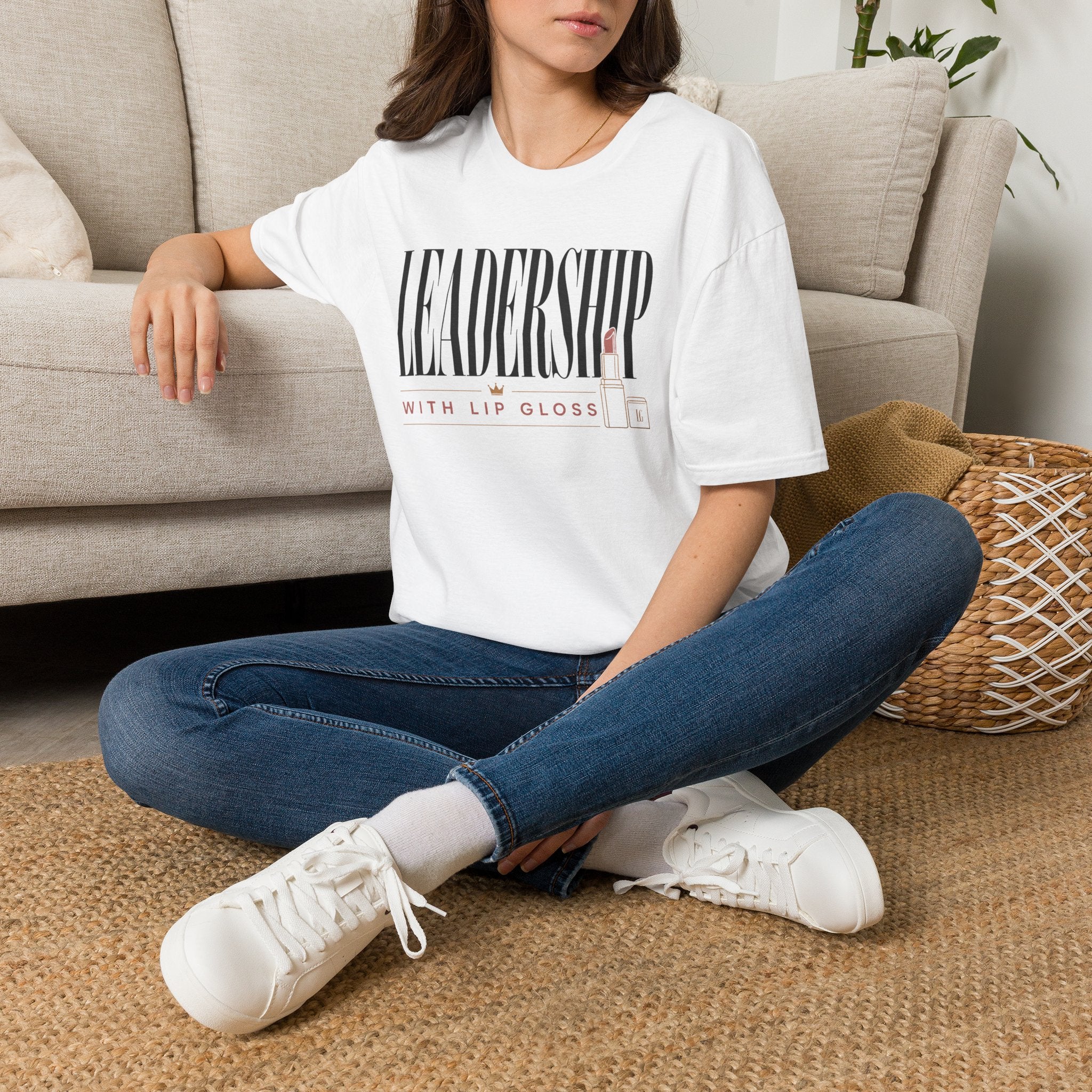 Leadership with Lip Gloss - T-Shirt