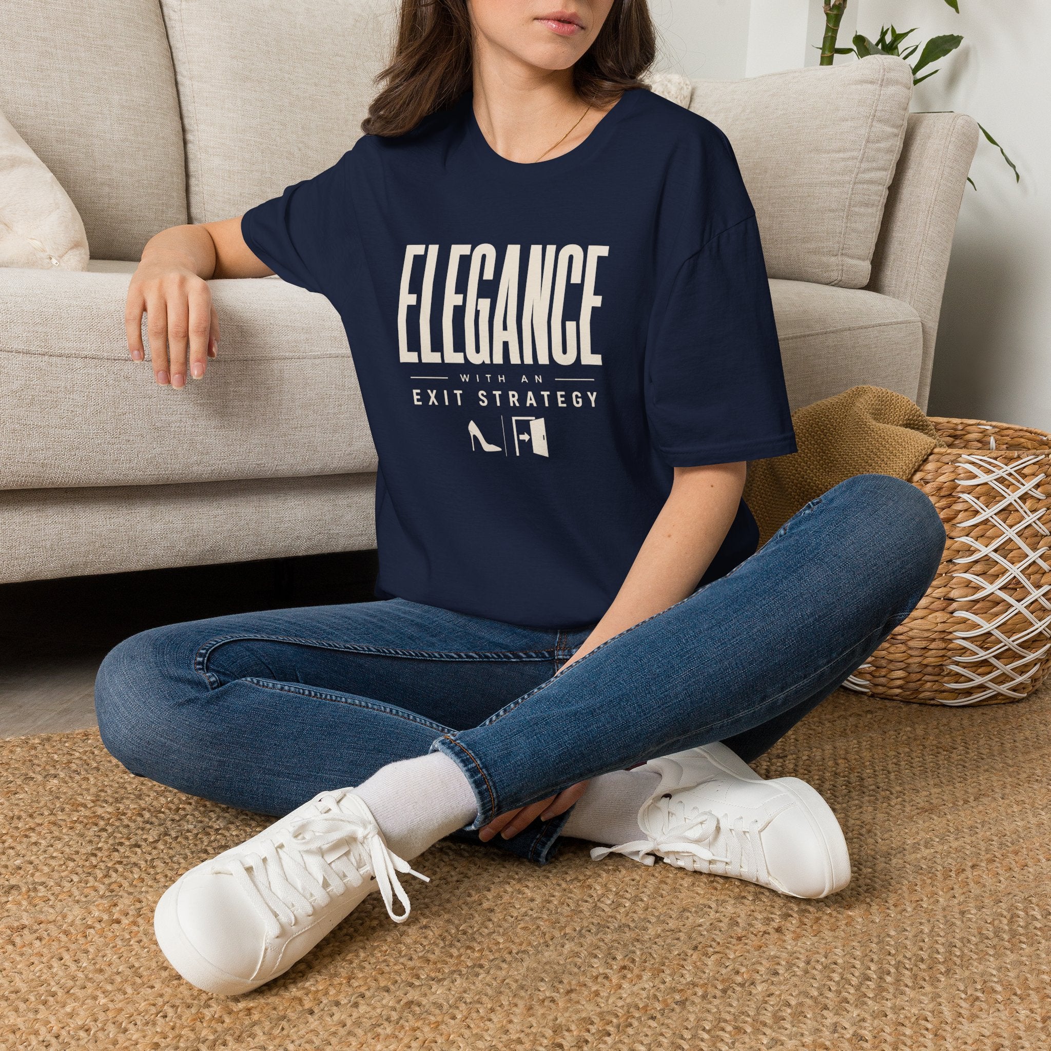 Elegance With an Exit Strategy - T-Shirt