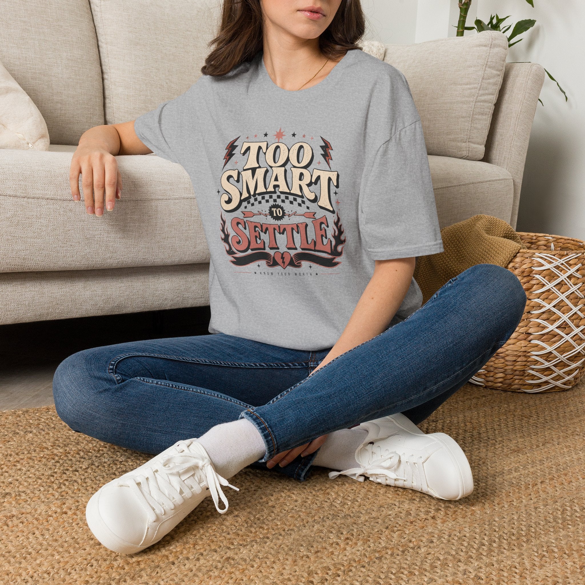 Too Smart to Settle - T-Shirt