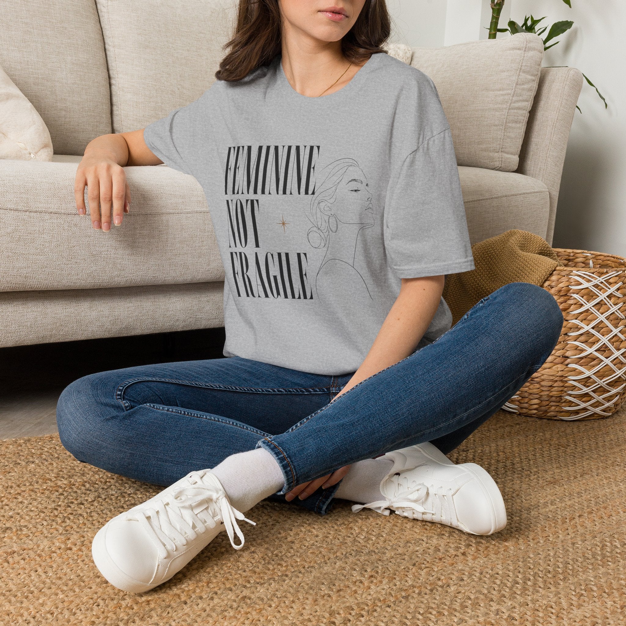Feminine Not Fragile - T-Shirt