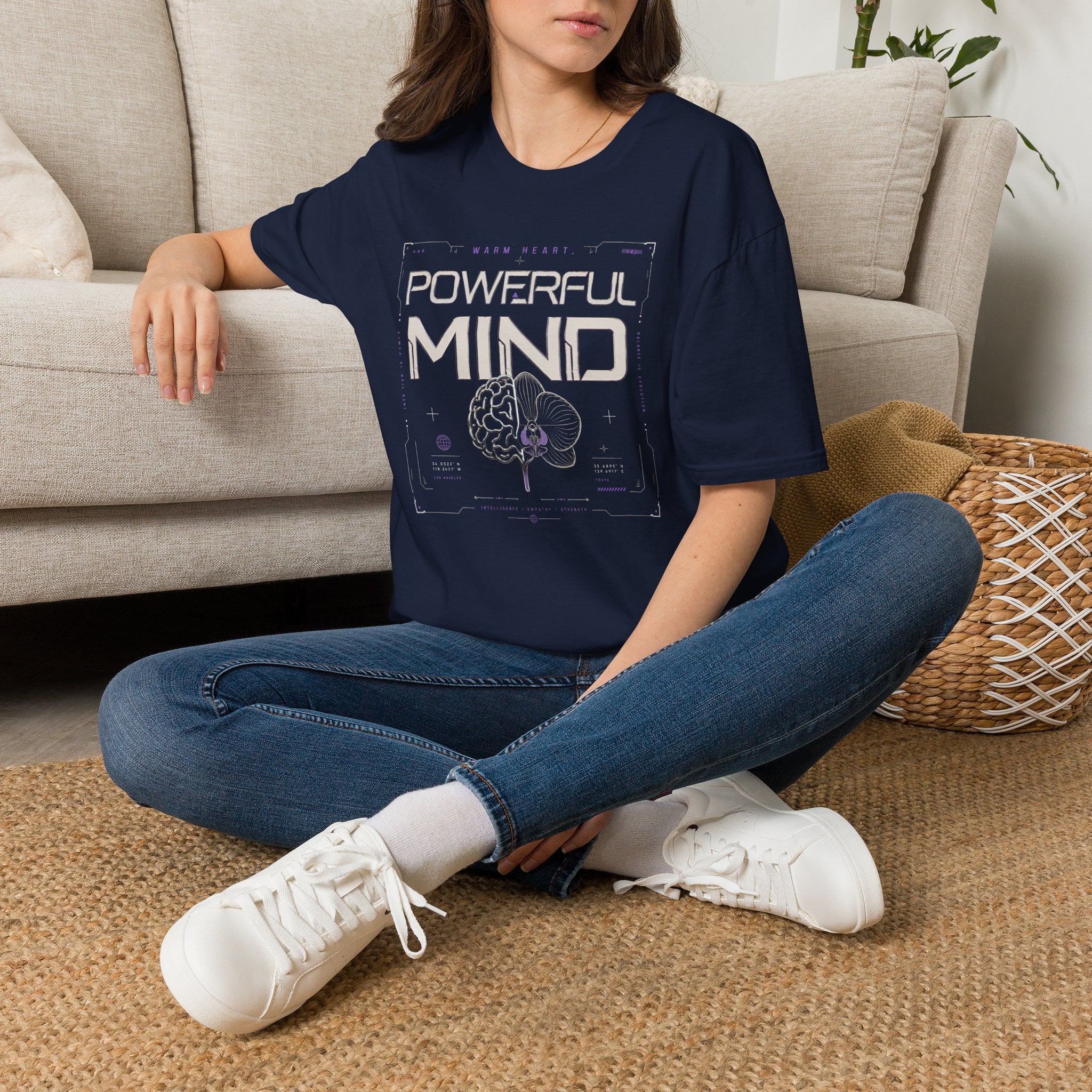 Warm Heart, Powerful Mind - T-Shirt