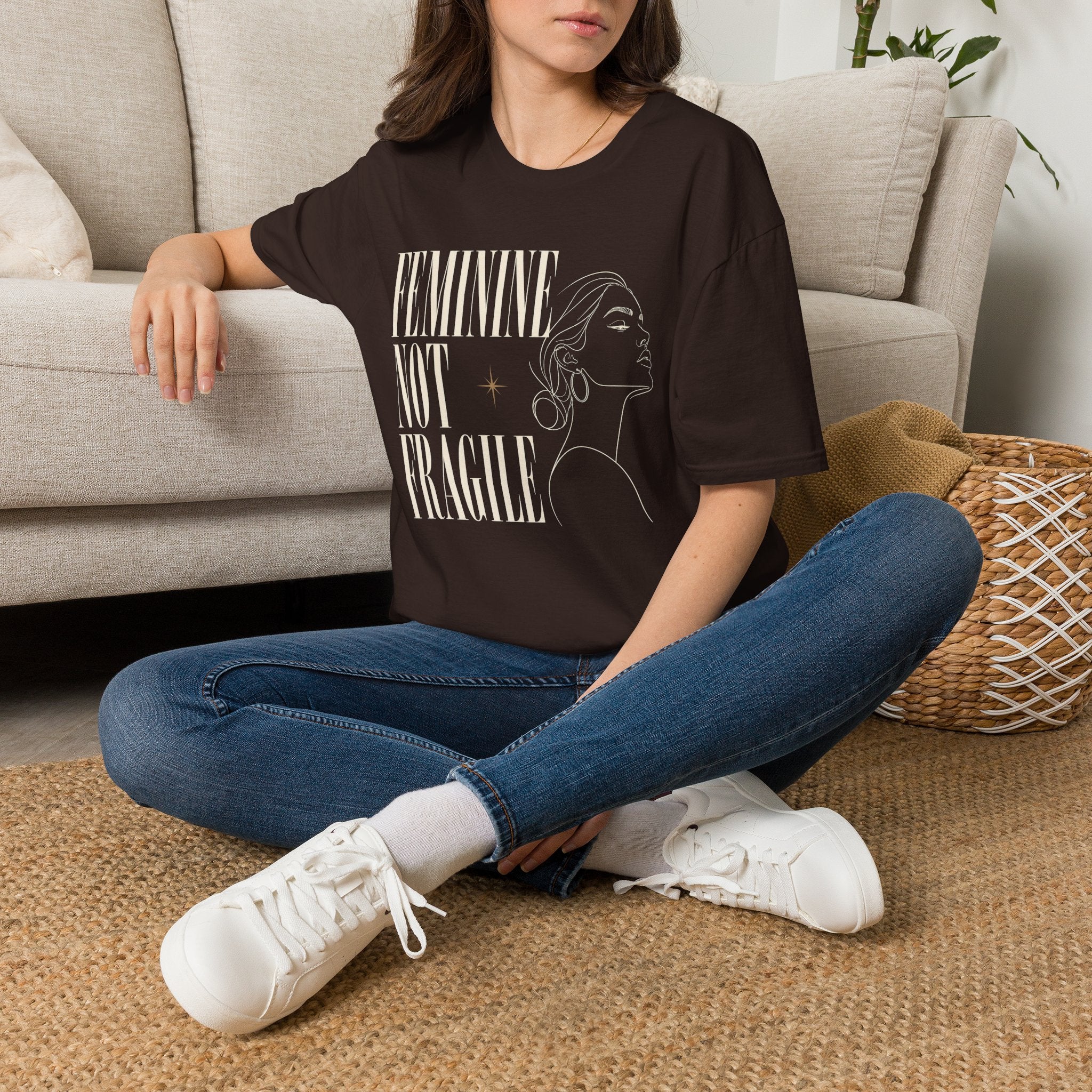 Feminine Not Fragile - T-Shirt