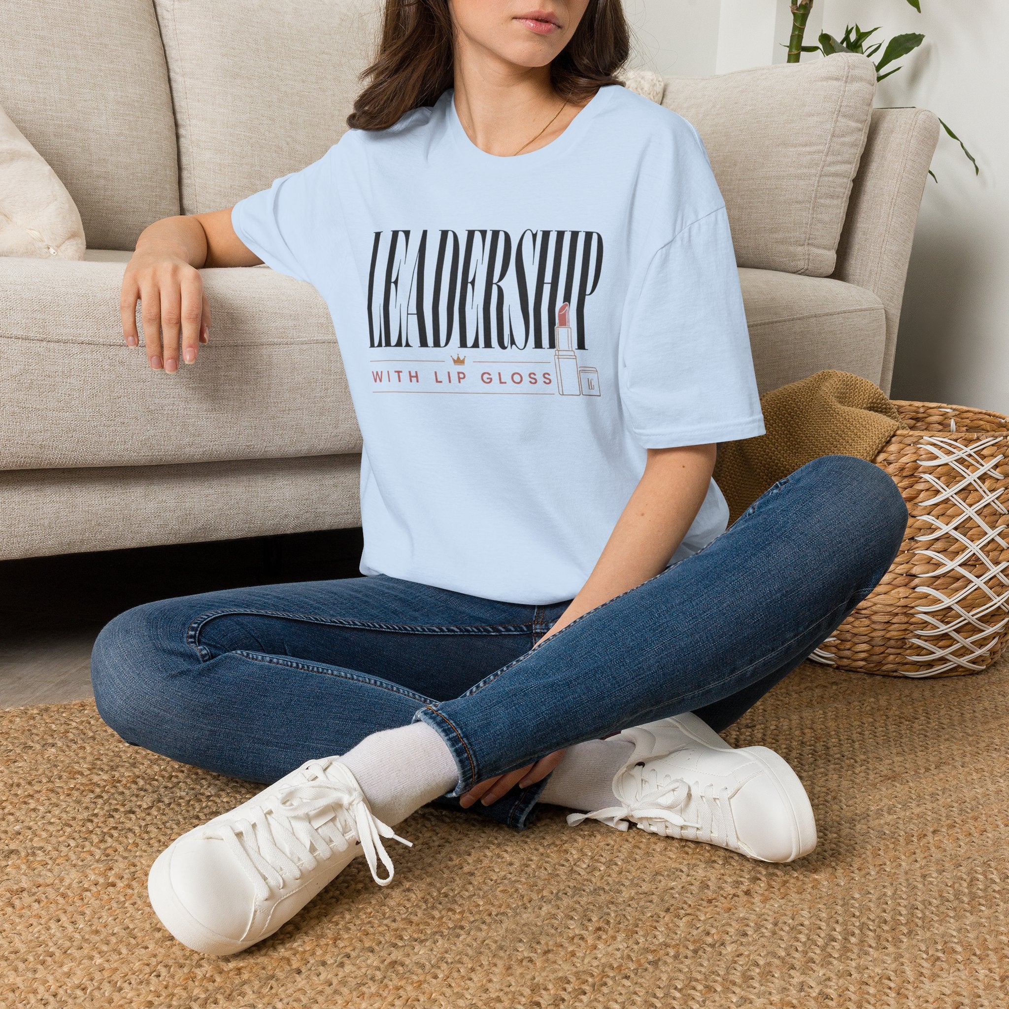 Leadership with Lip Gloss - T-Shirt