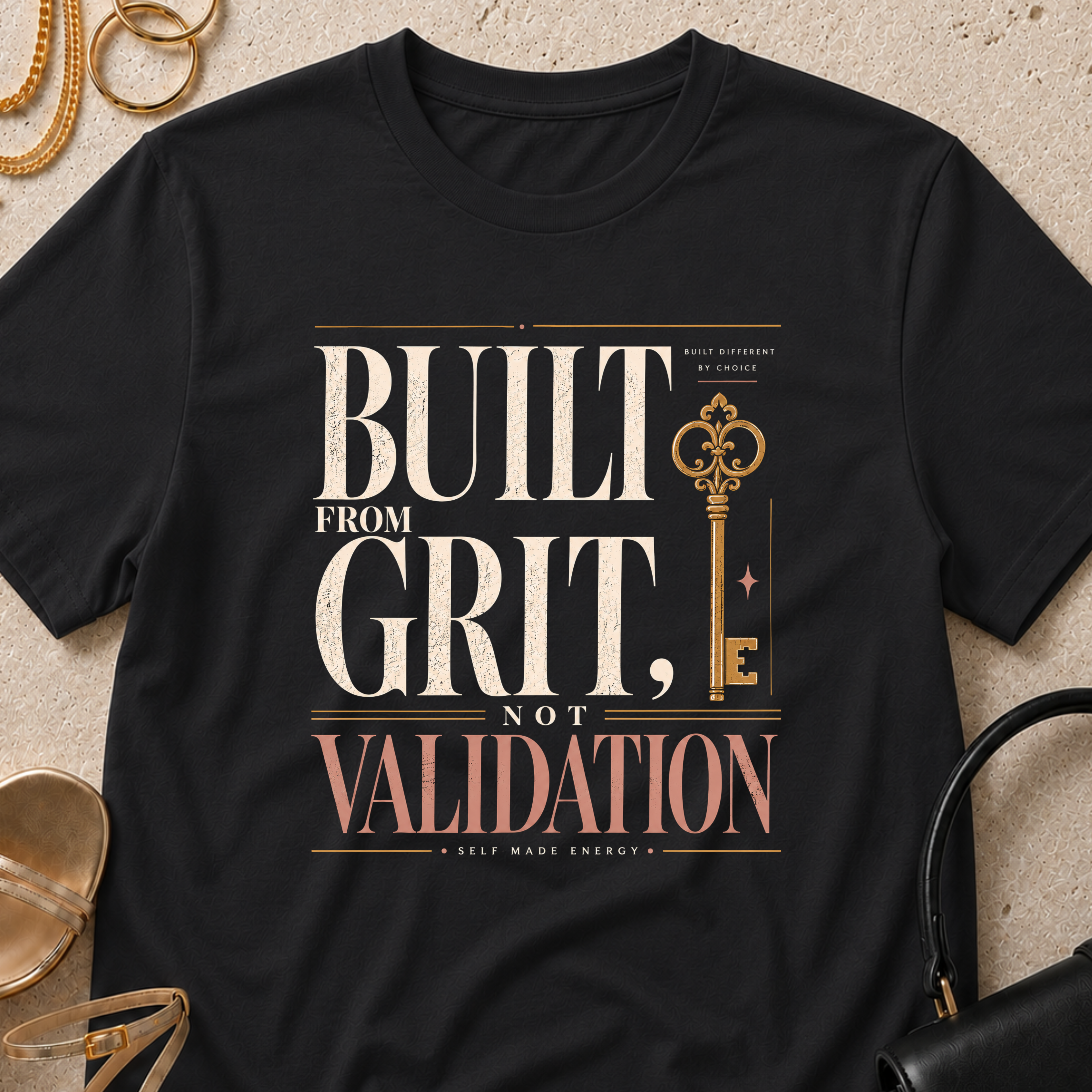 Built from Grit Not Validation - T-Shirt