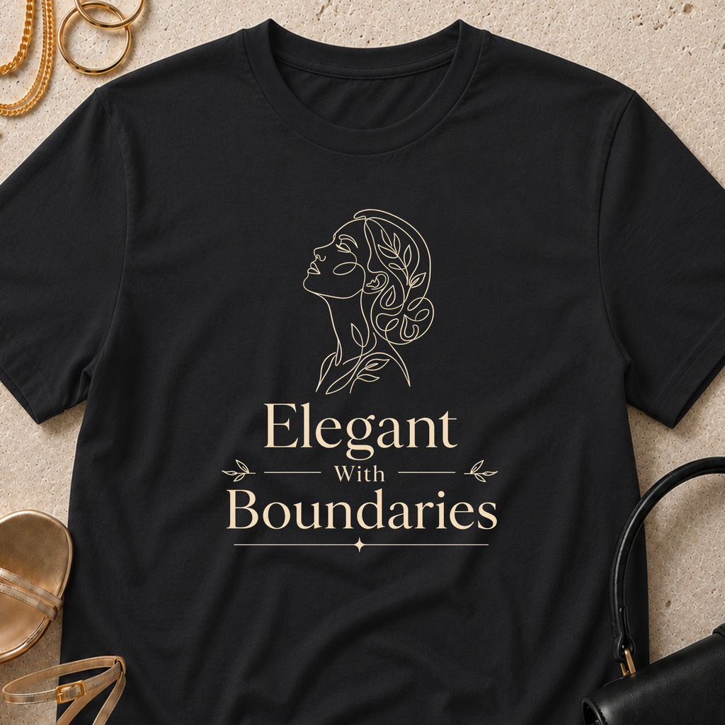 Elegant with Boundaries - T-Shirt