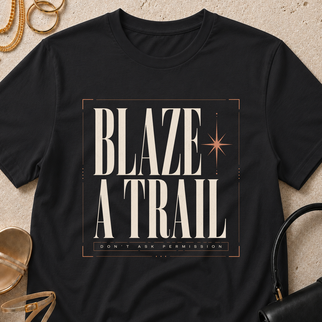 Blaze a Trail, Don't Ask Permission - T-Shirt