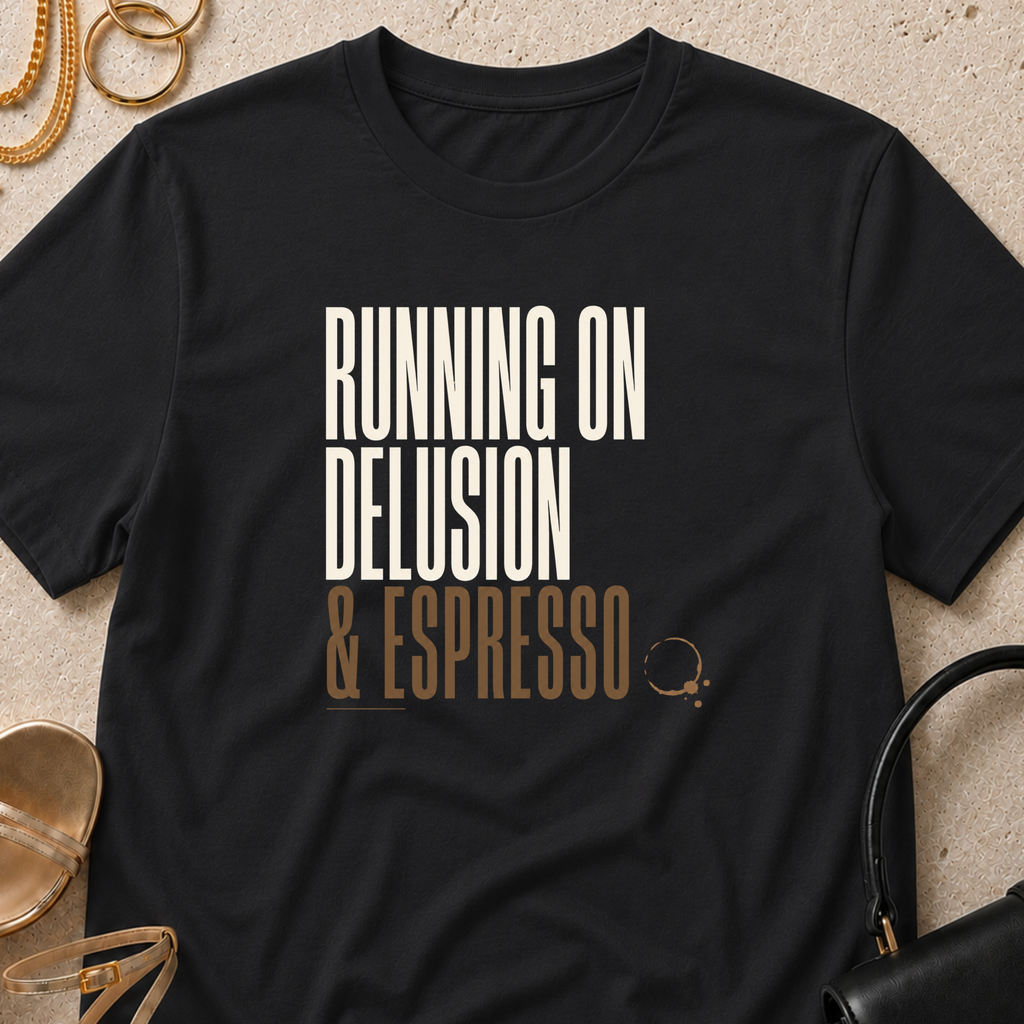 Running on Delusion and Espresso - T-Shirt