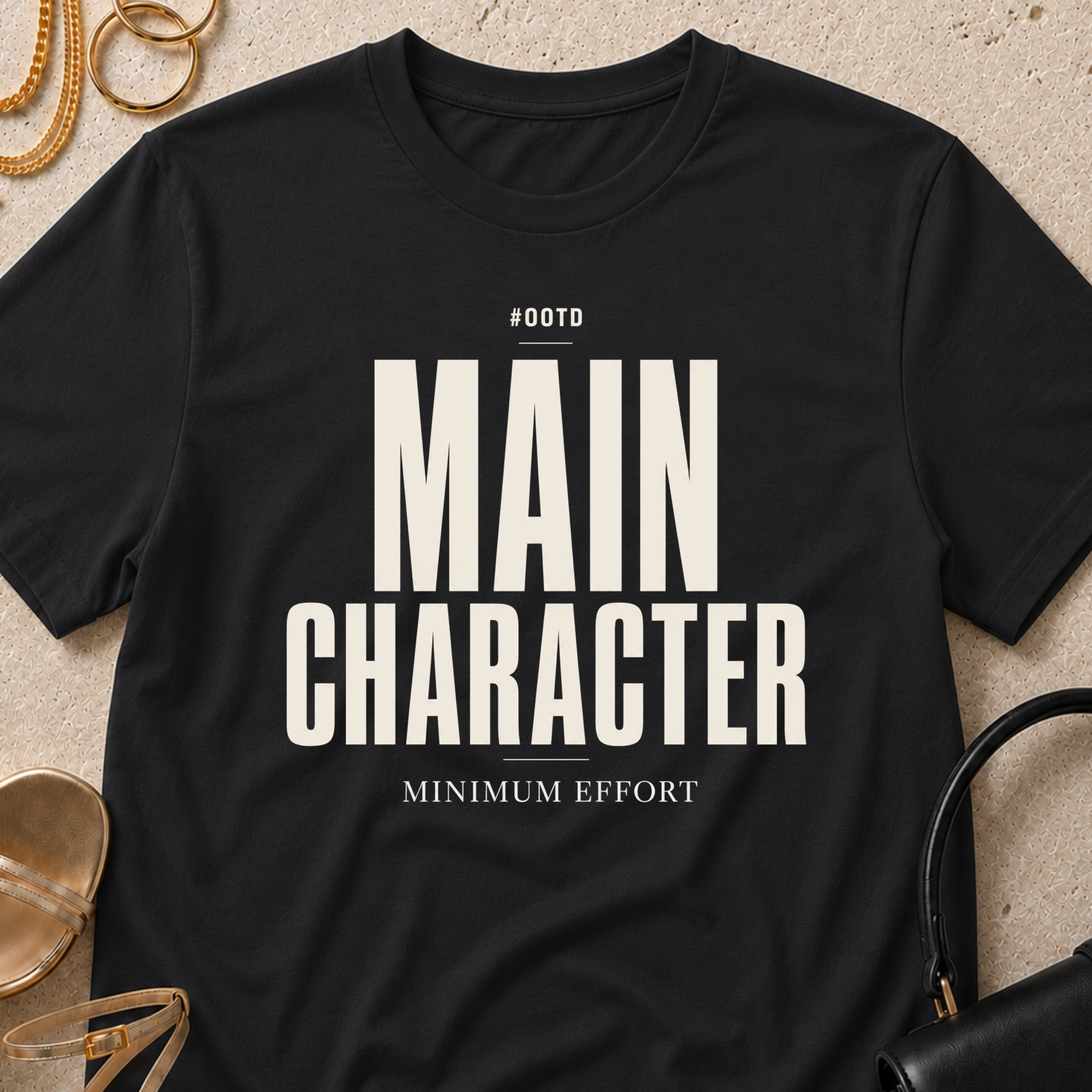 OOTD - Main Character Minimum Effort - T-Shirt