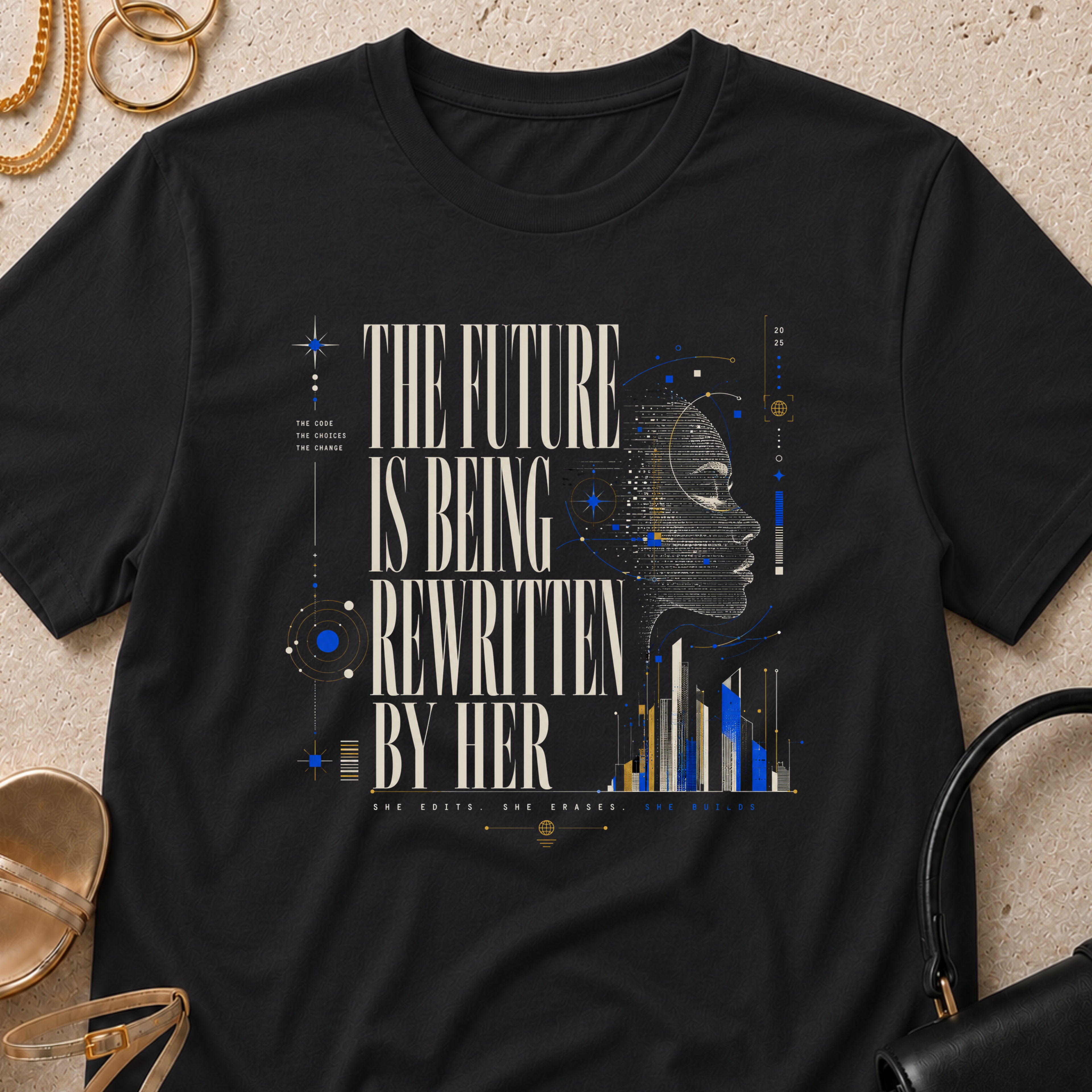 The Future is Being Rewritten By Her - T-Shirt