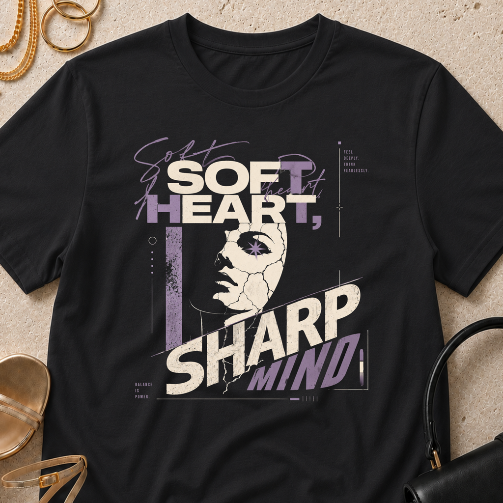 Soft Heart, Sharp Mind - T-Shirt