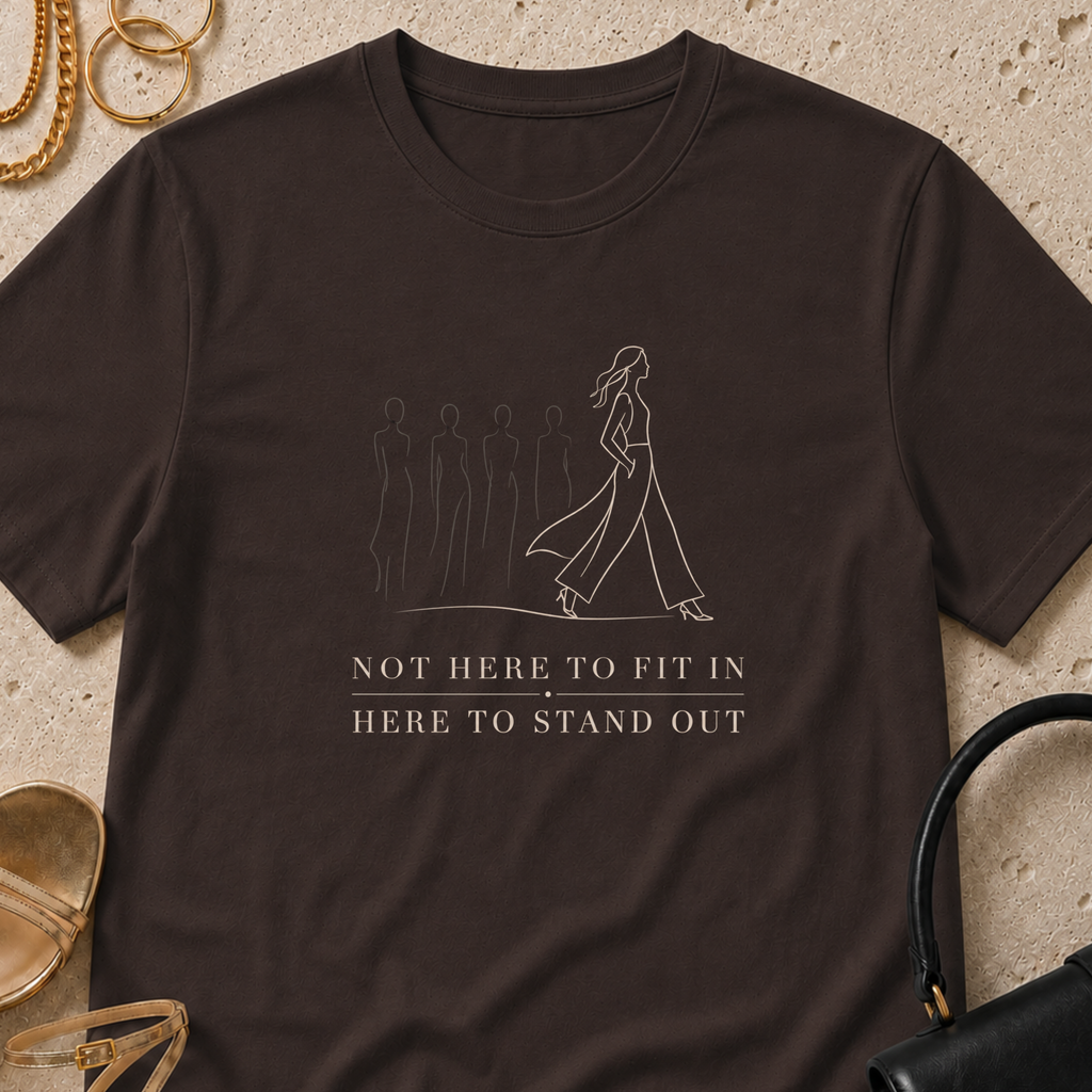 Not Here to Fit In, Here to Stand Out - T-Shirt