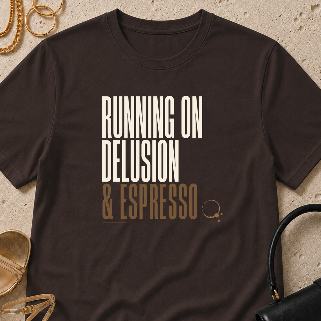 Running on Delusion and Espresso - T-Shirt