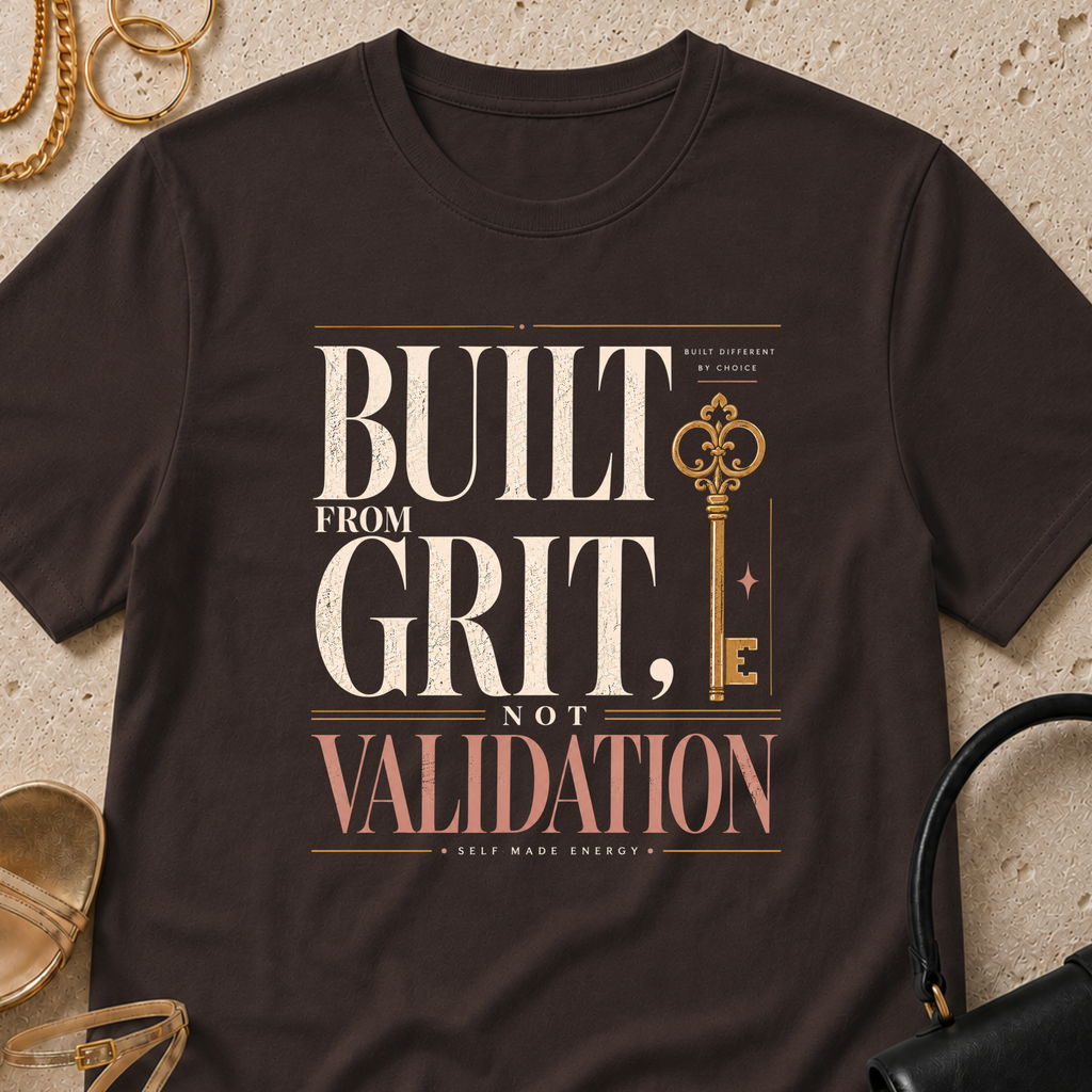 Built from Grit Not Validation - T-Shirt