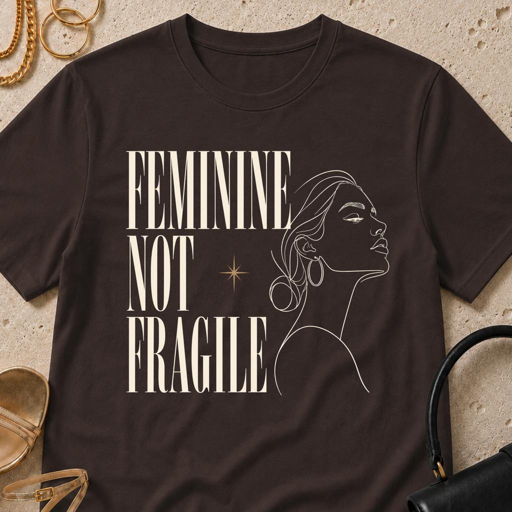 Feminine Not Fragile - T-Shirt