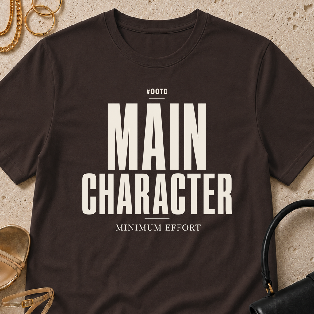 OOTD - Main Character Minimum Effort - T-Shirt