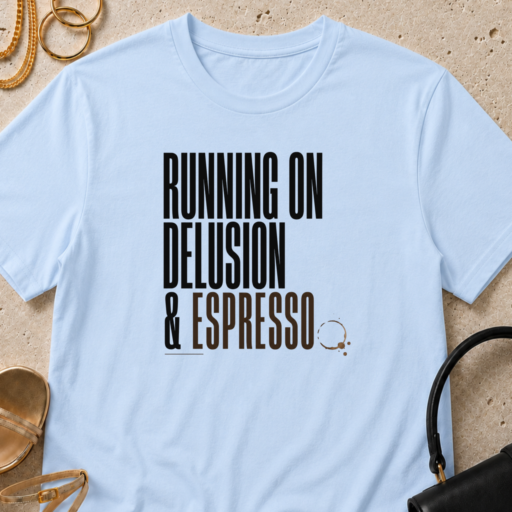 Running on Delusion and Espresso - T-Shirt