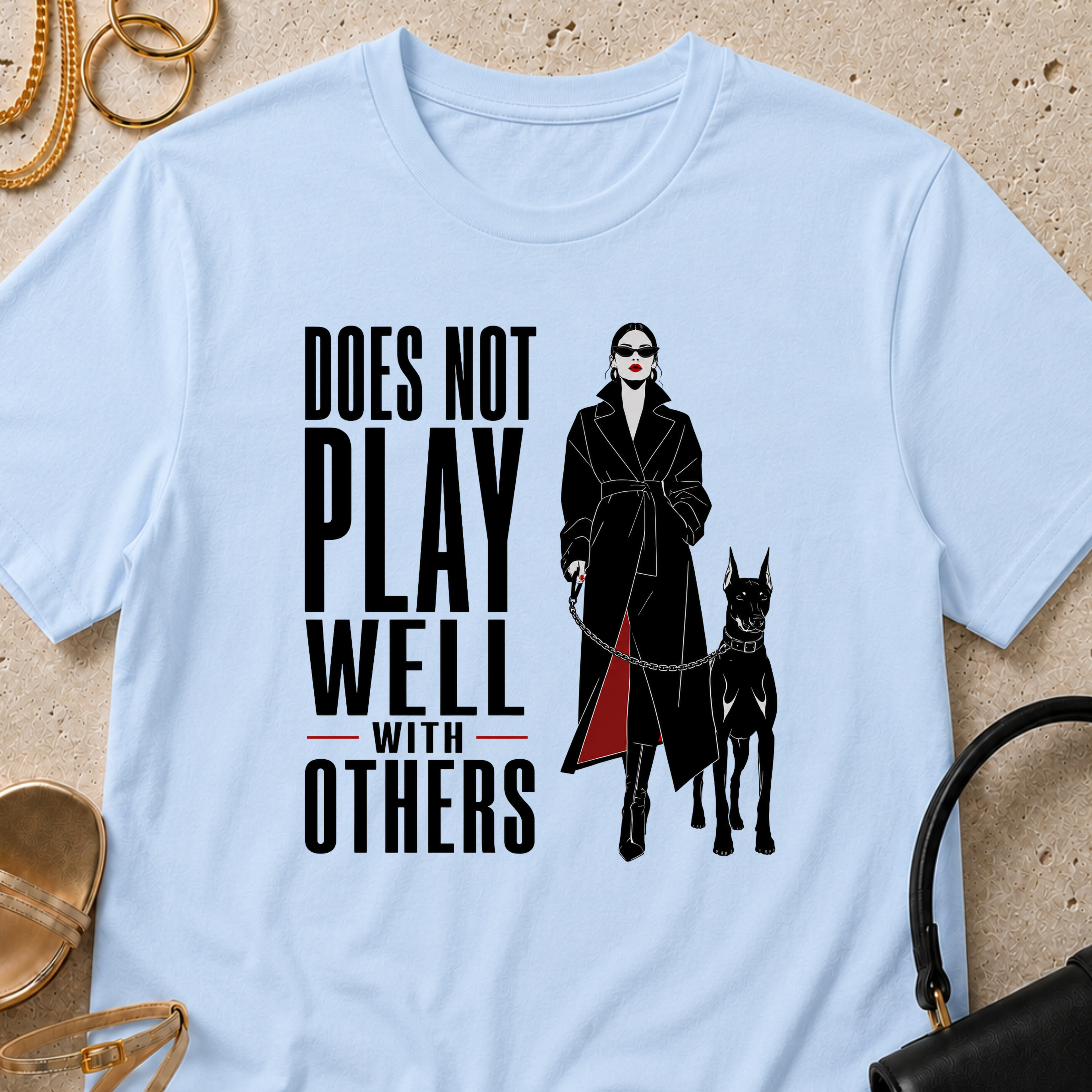 Does Not Play Well With Others - T-Shirt