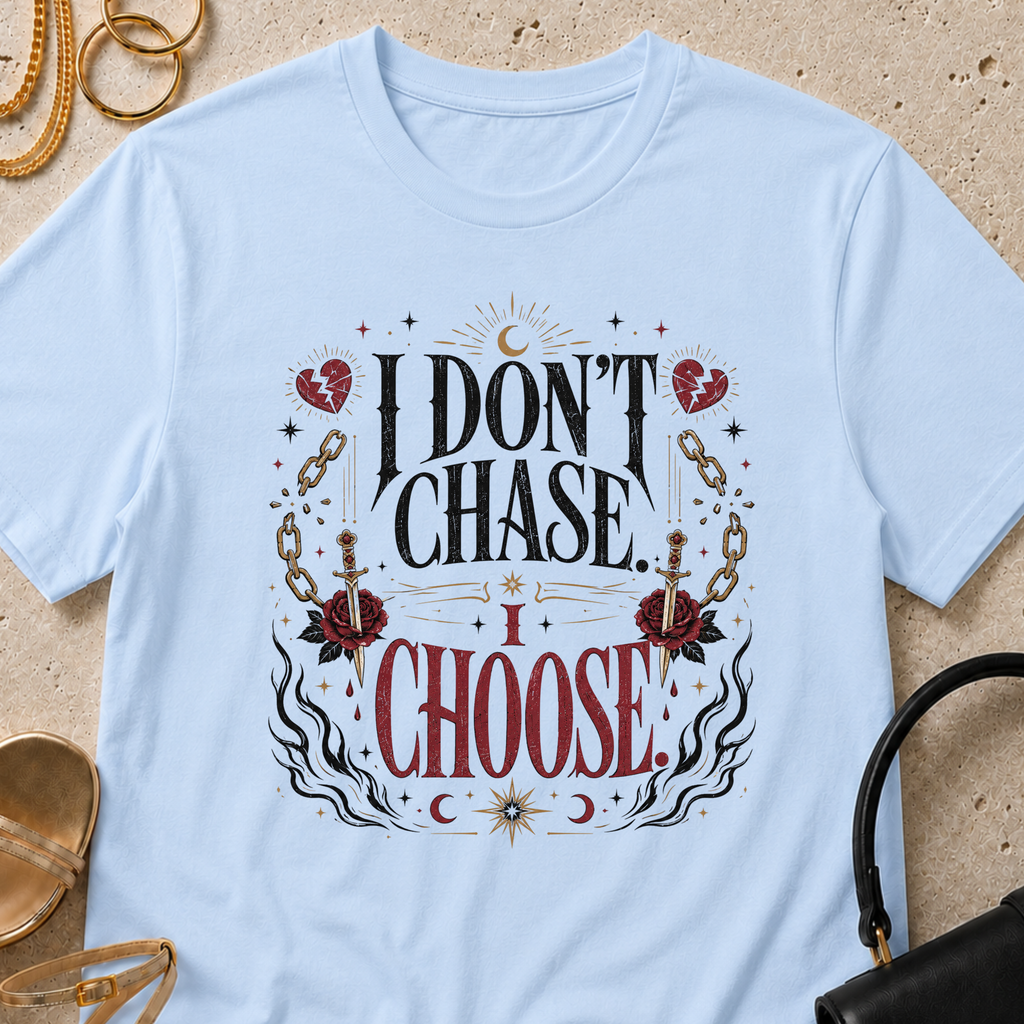 I Don't Chase, I Choose - T-Shirt