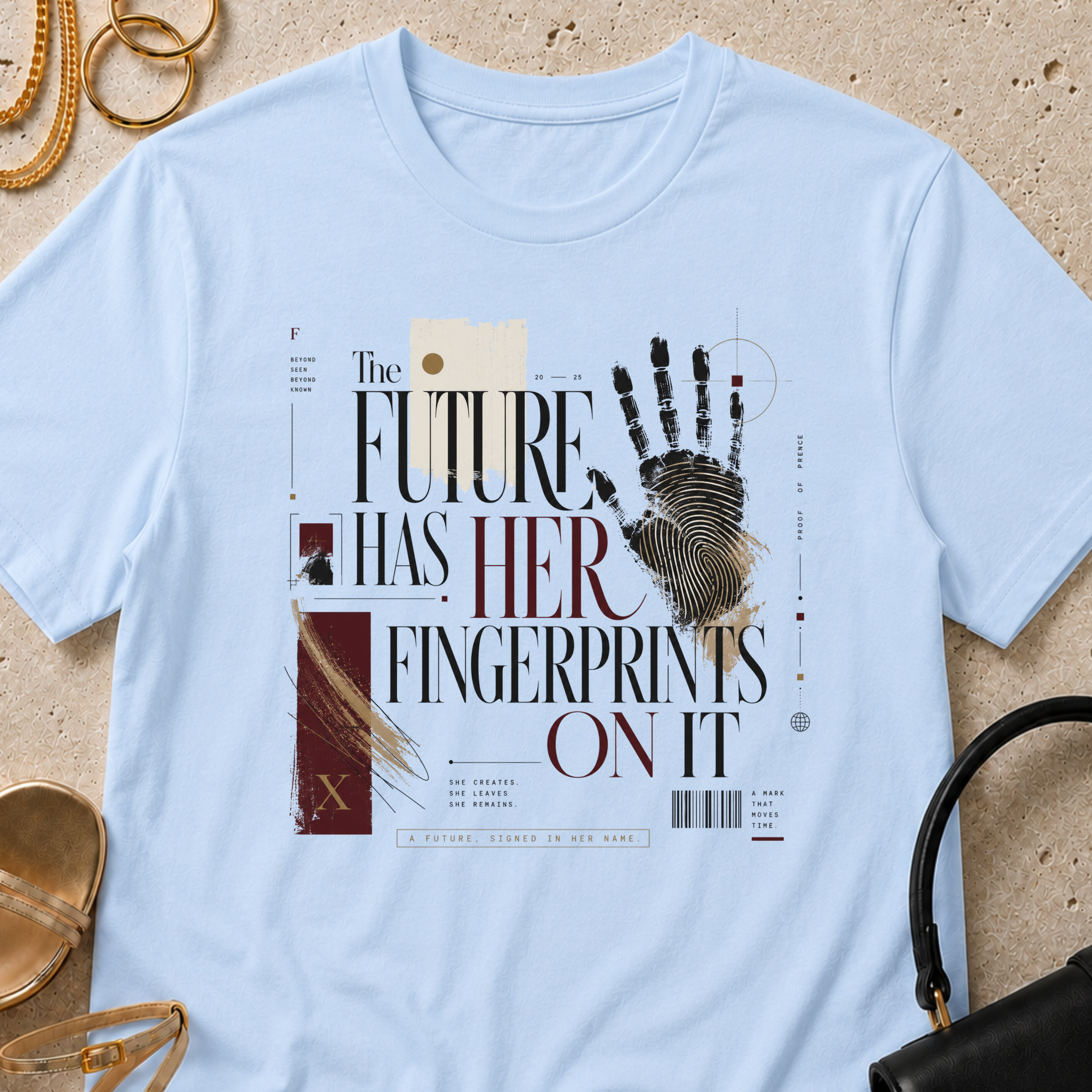 The Future Has Her Fingerprints On It - T-Shirt