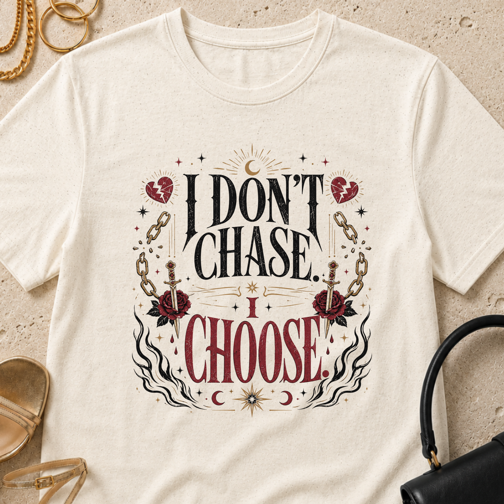I Don't Chase, I Choose - T-Shirt