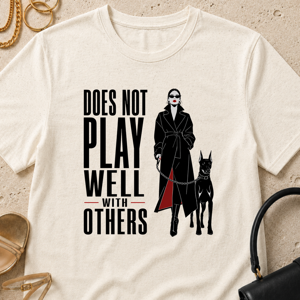 Does Not Play Well With Others - T-Shirt