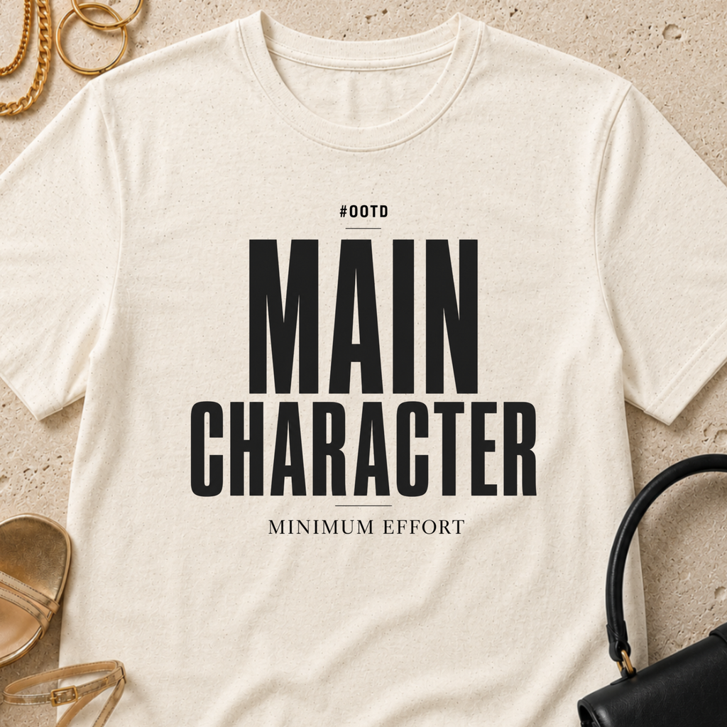 OOTD - Main Character Minimum Effort - T-Shirt