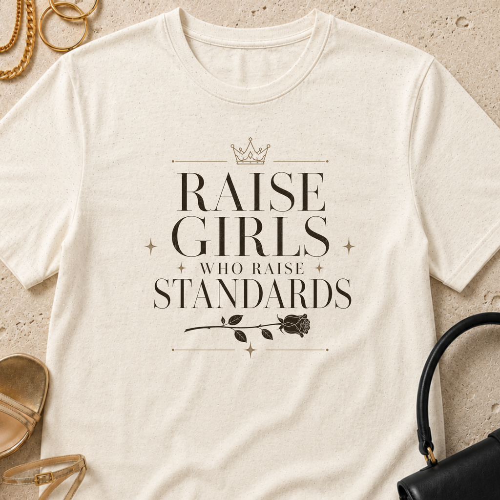 Raise Girls Who Raise Standards - T-Shirt