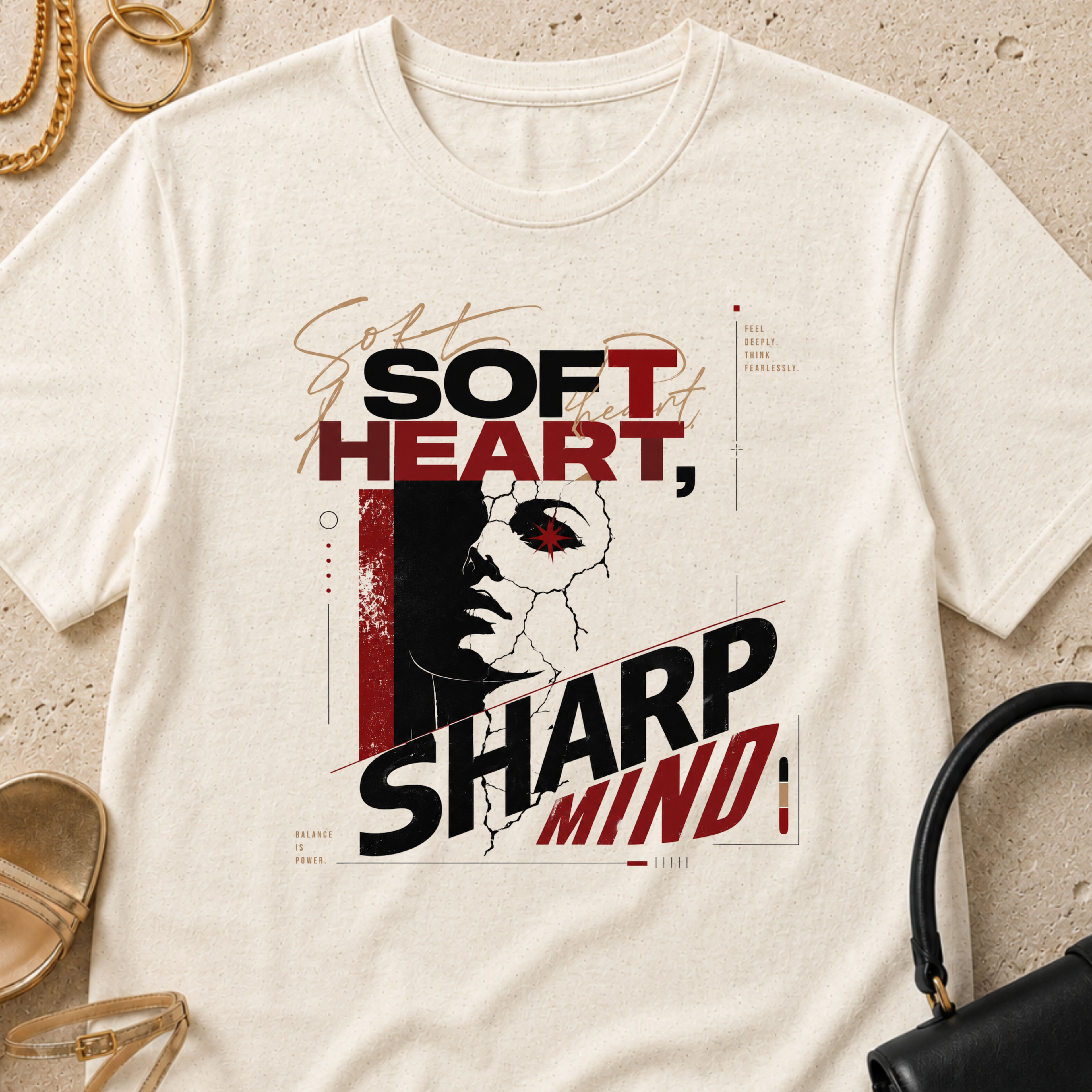 Soft Heart, Sharp Mind - T-Shirt