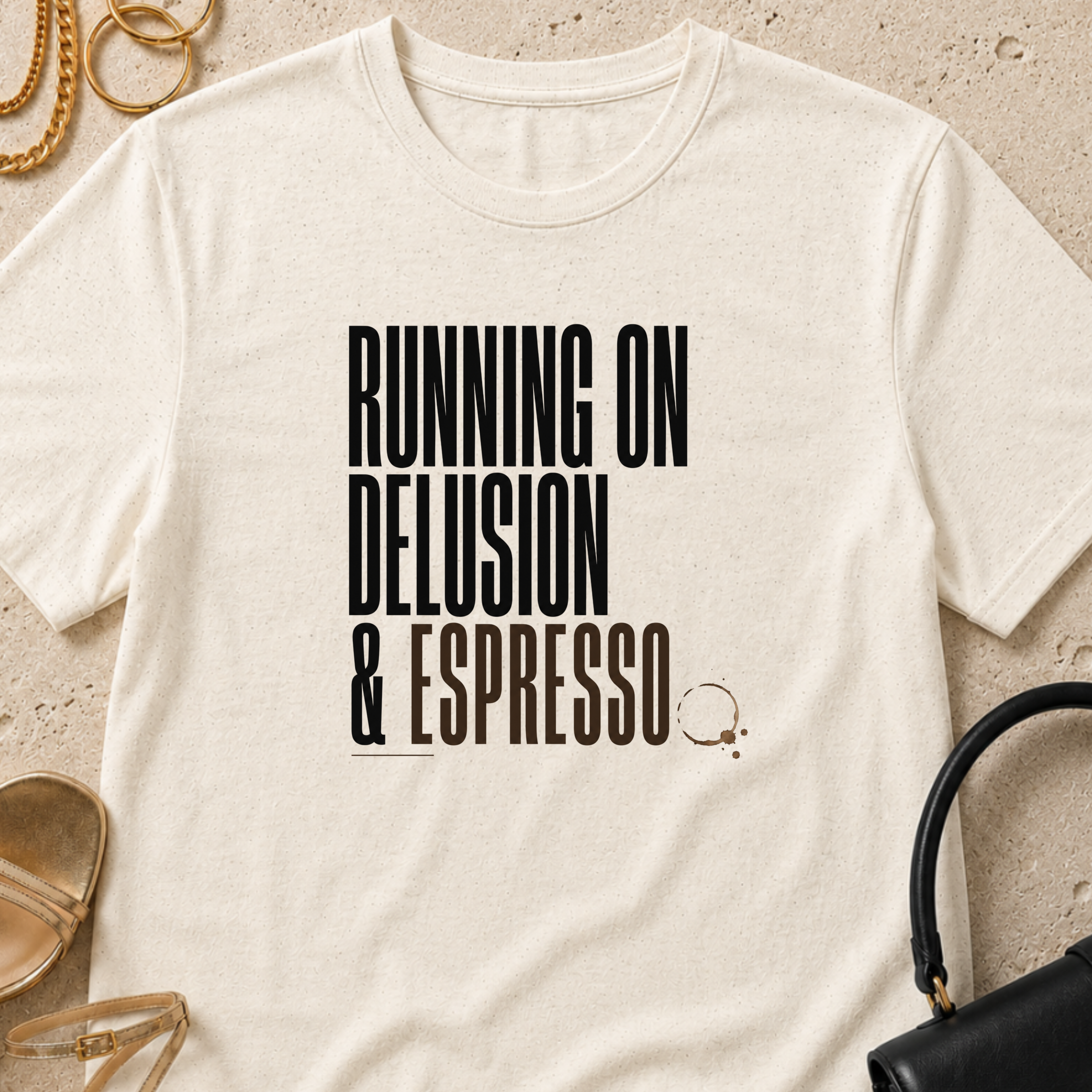 Running on Delusion and Espresso - T-Shirt