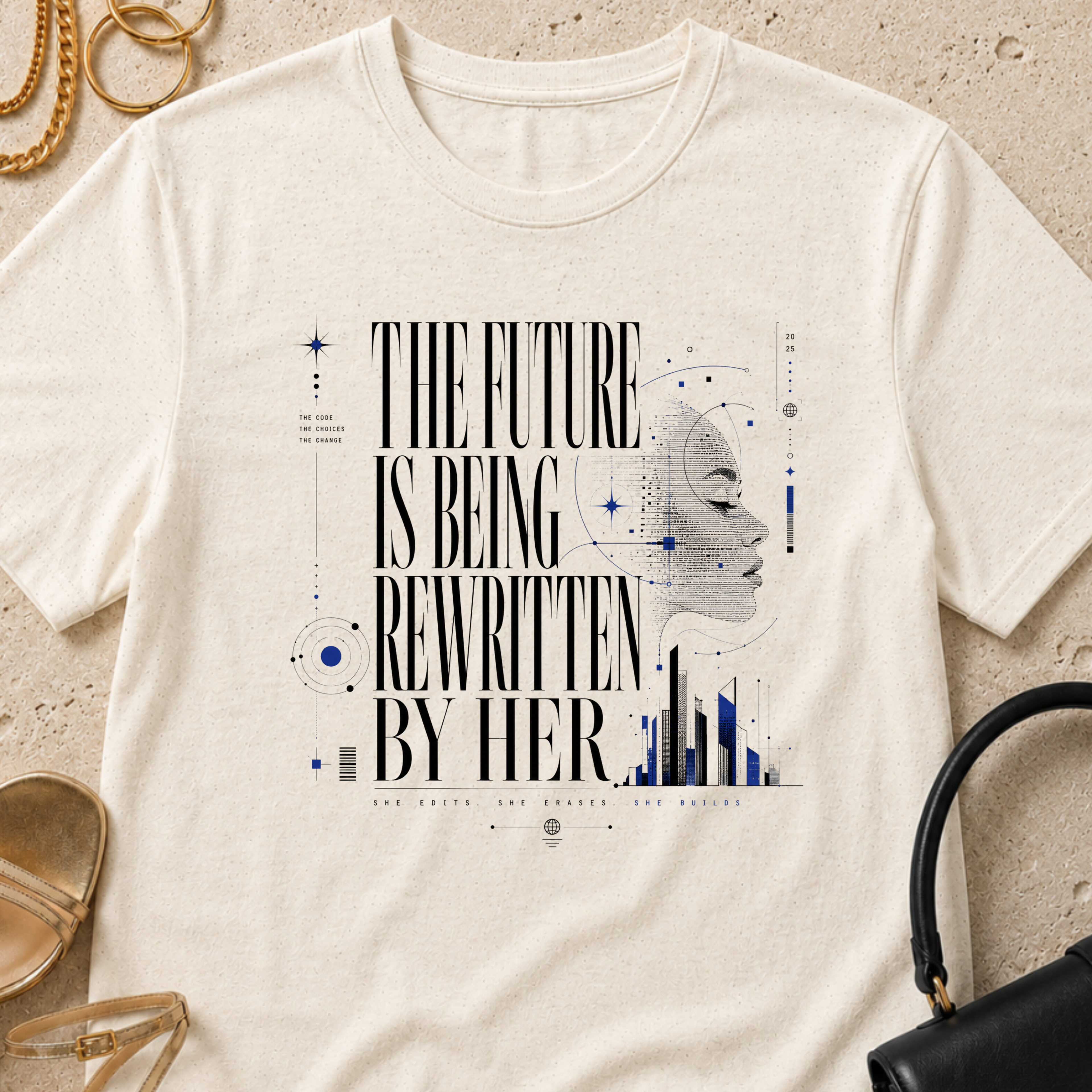 The Future is Being Rewritten By Her - T-Shirt