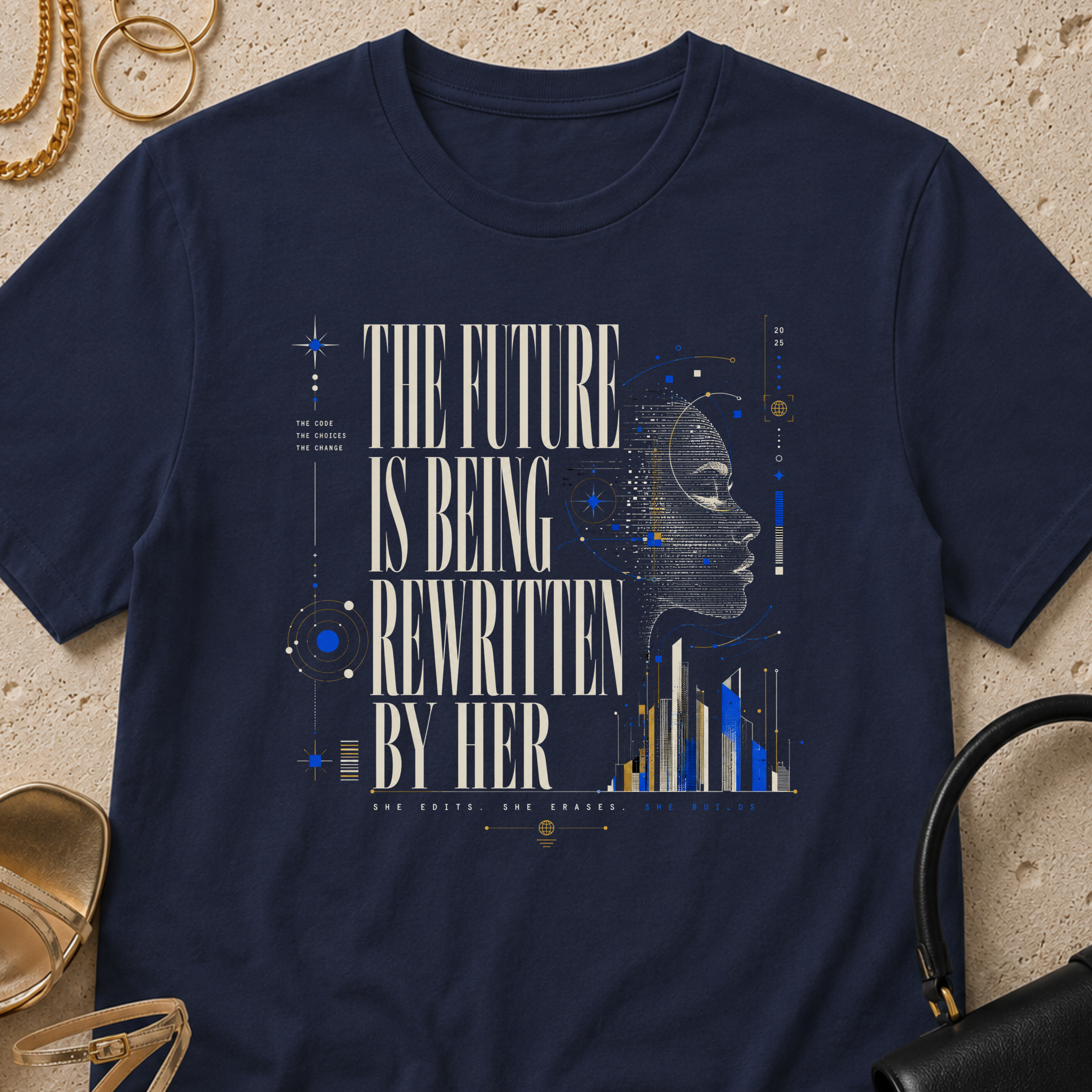 The Future is Being Rewritten By Her - T-Shirt