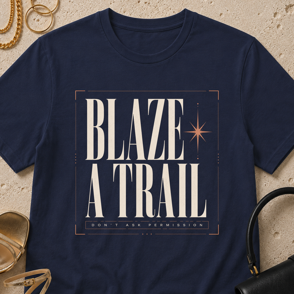 Blaze a Trail, Don't Ask Permission - T-Shirt
