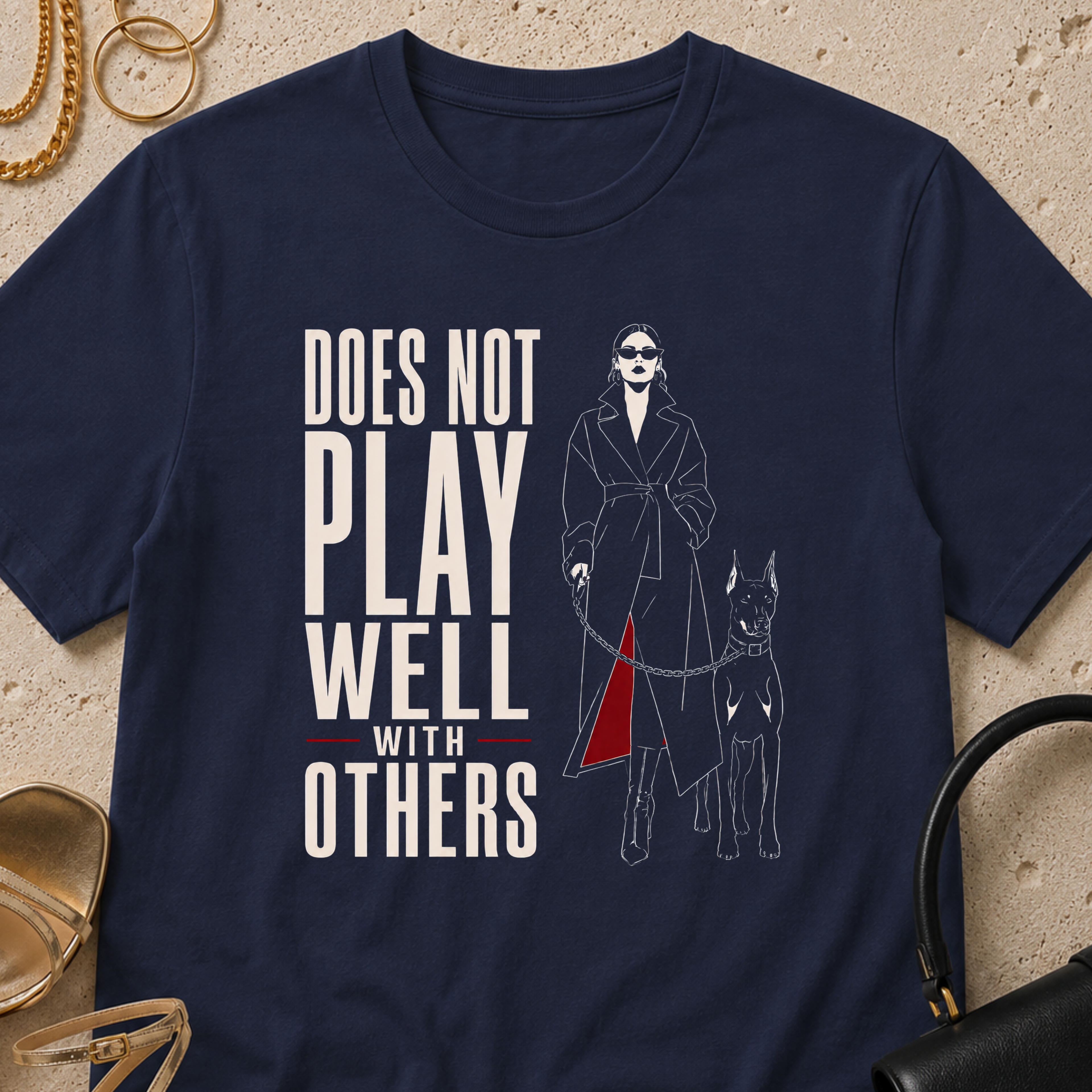 Does Not Play Well With Others - T-Shirt