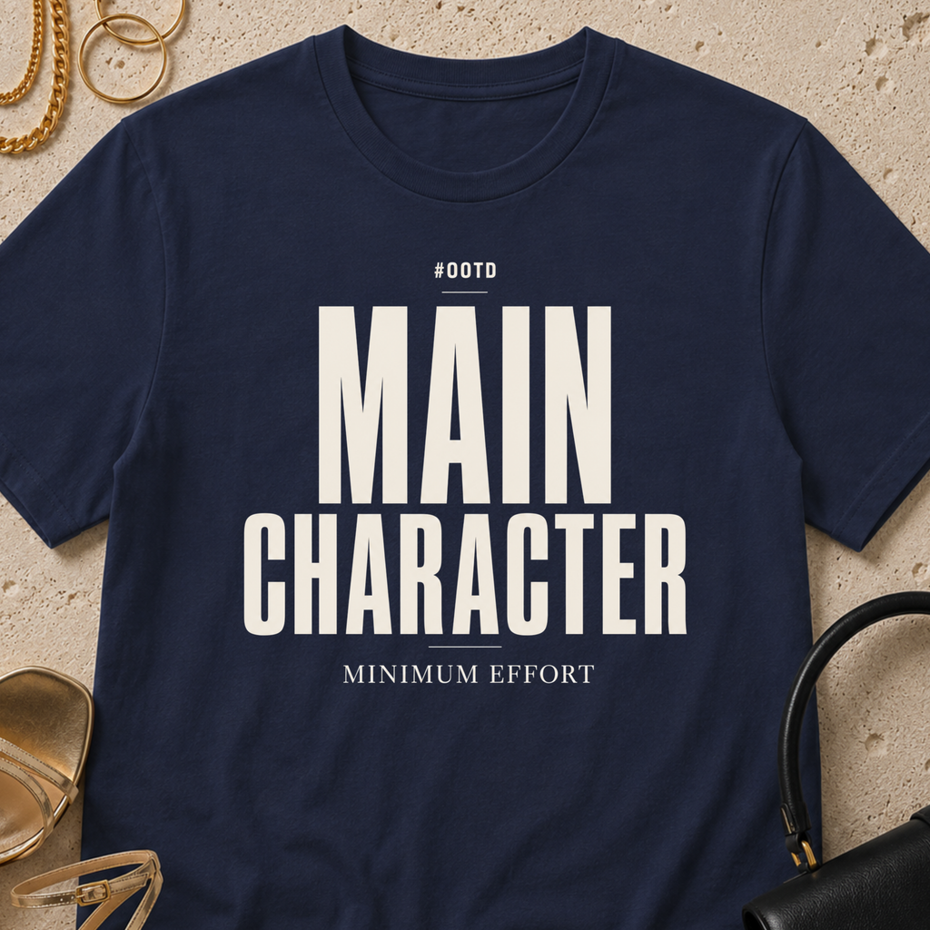 OOTD - Main Character Minimum Effort - T-Shirt