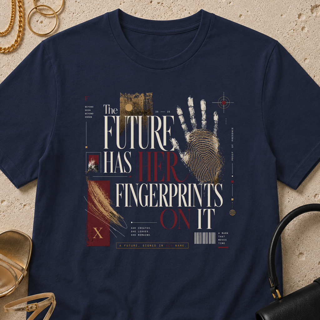 The Future Has Her Fingerprints On It - T-Shirt
