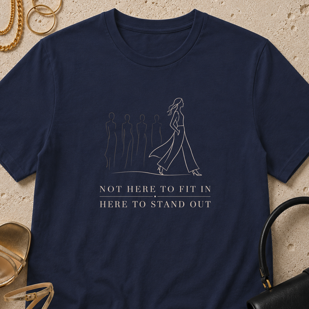 Not Here to Fit In, Here to Stand Out - T-Shirt