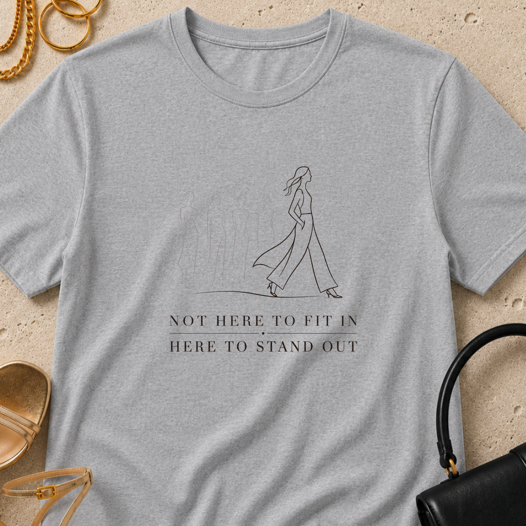 Not Here to Fit In, Here to Stand Out - T-Shirt