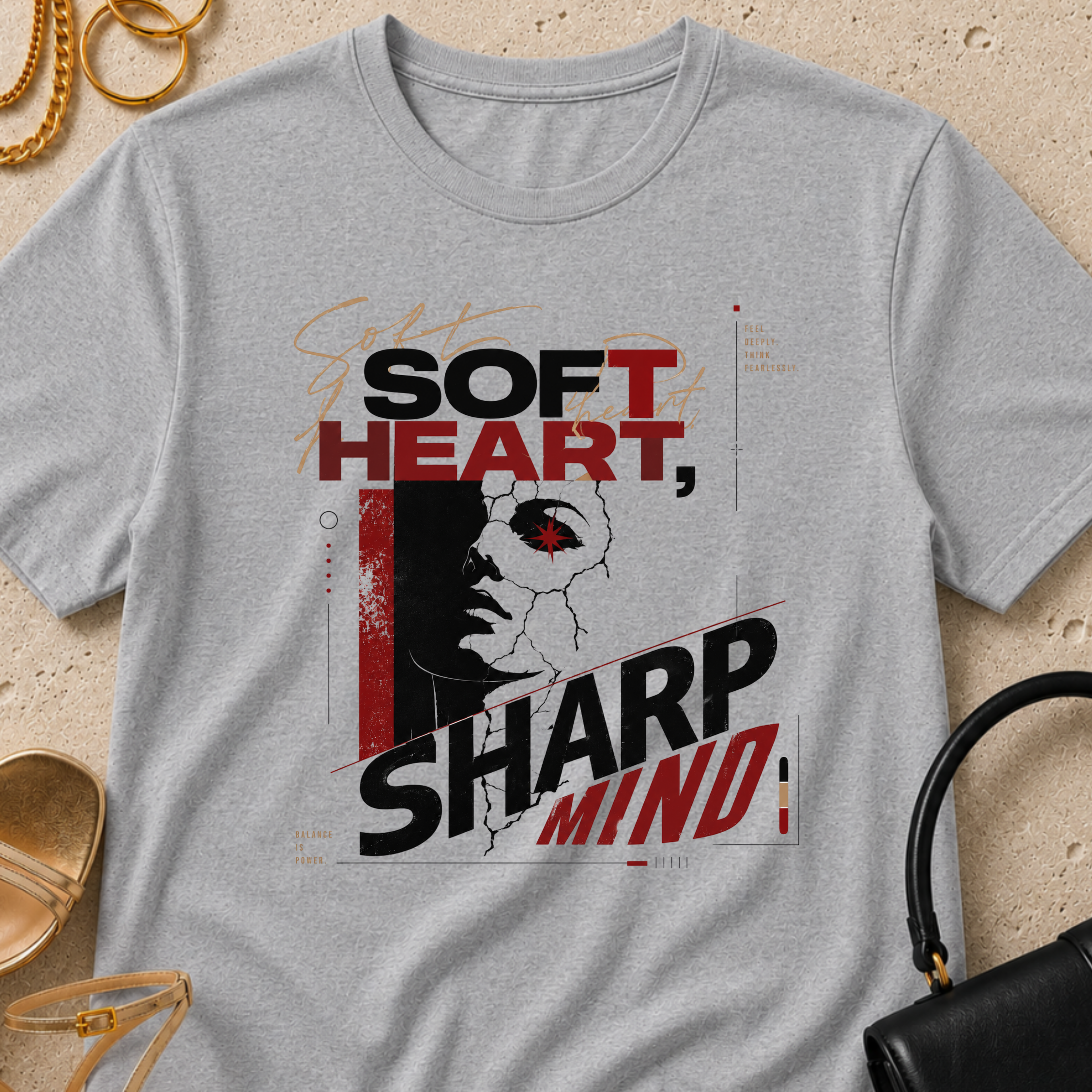 Soft Heart, Sharp Mind - T-Shirt