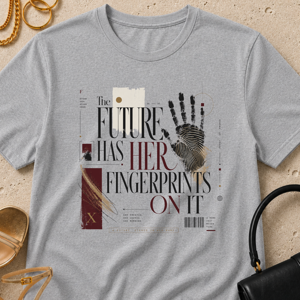 The Future Has Her Fingerprints On It - T-Shirt