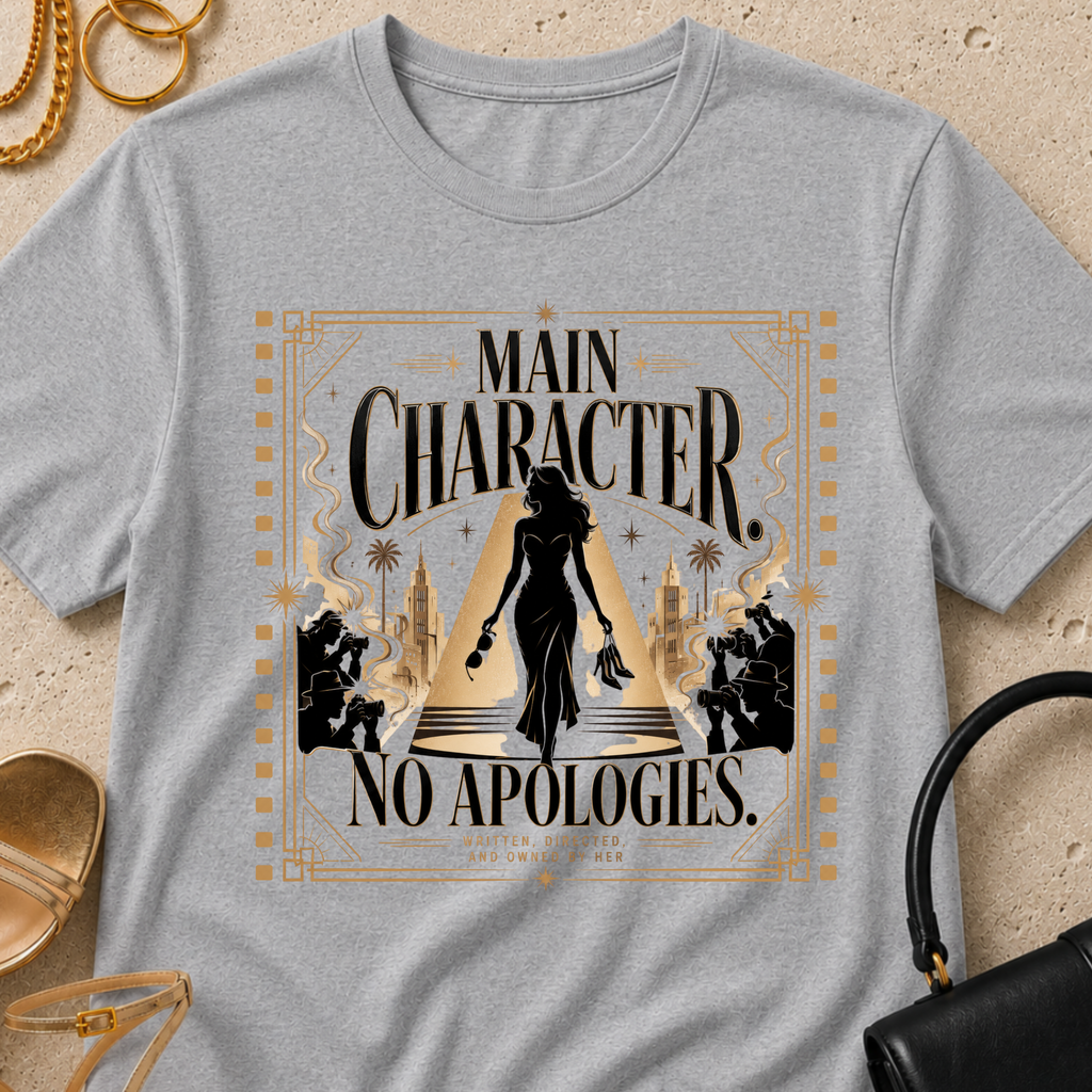 Main Character No Apologies - T-Shirt